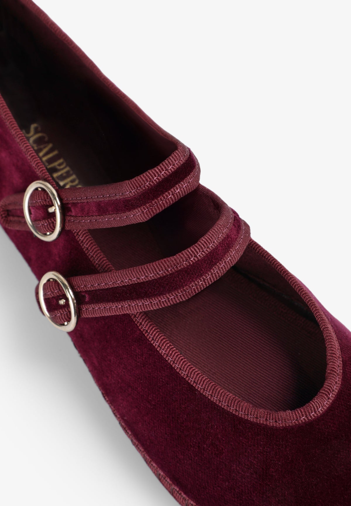 SCVELVETDOUBLESTRAP SLIPPER