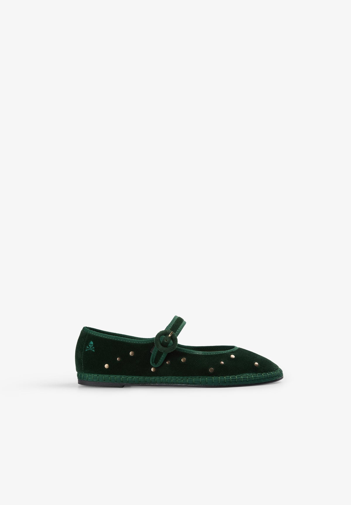 SCVELVETSTUDSSTRAP SLIPPER