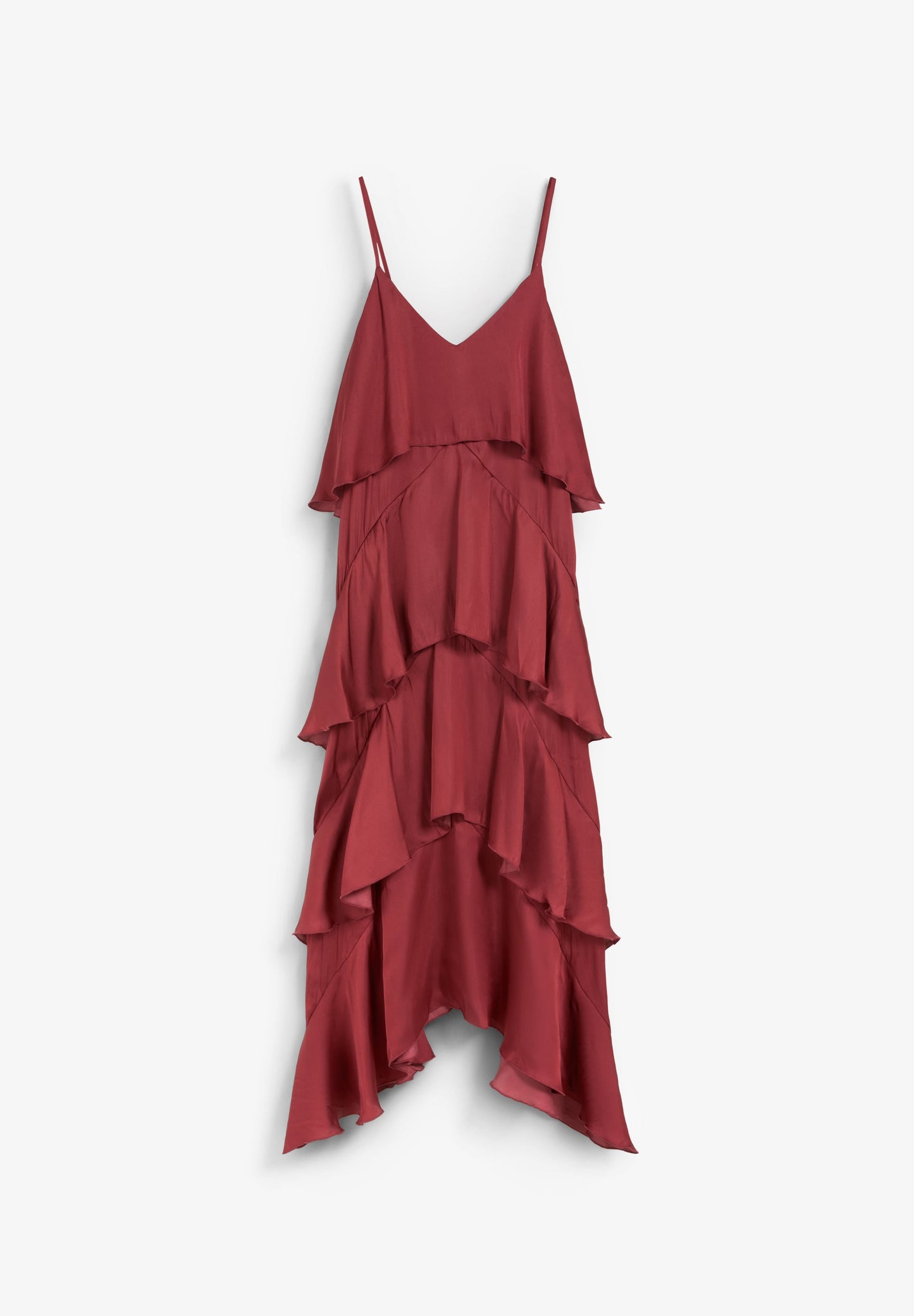 SCSLIP RUFFLE DRESS