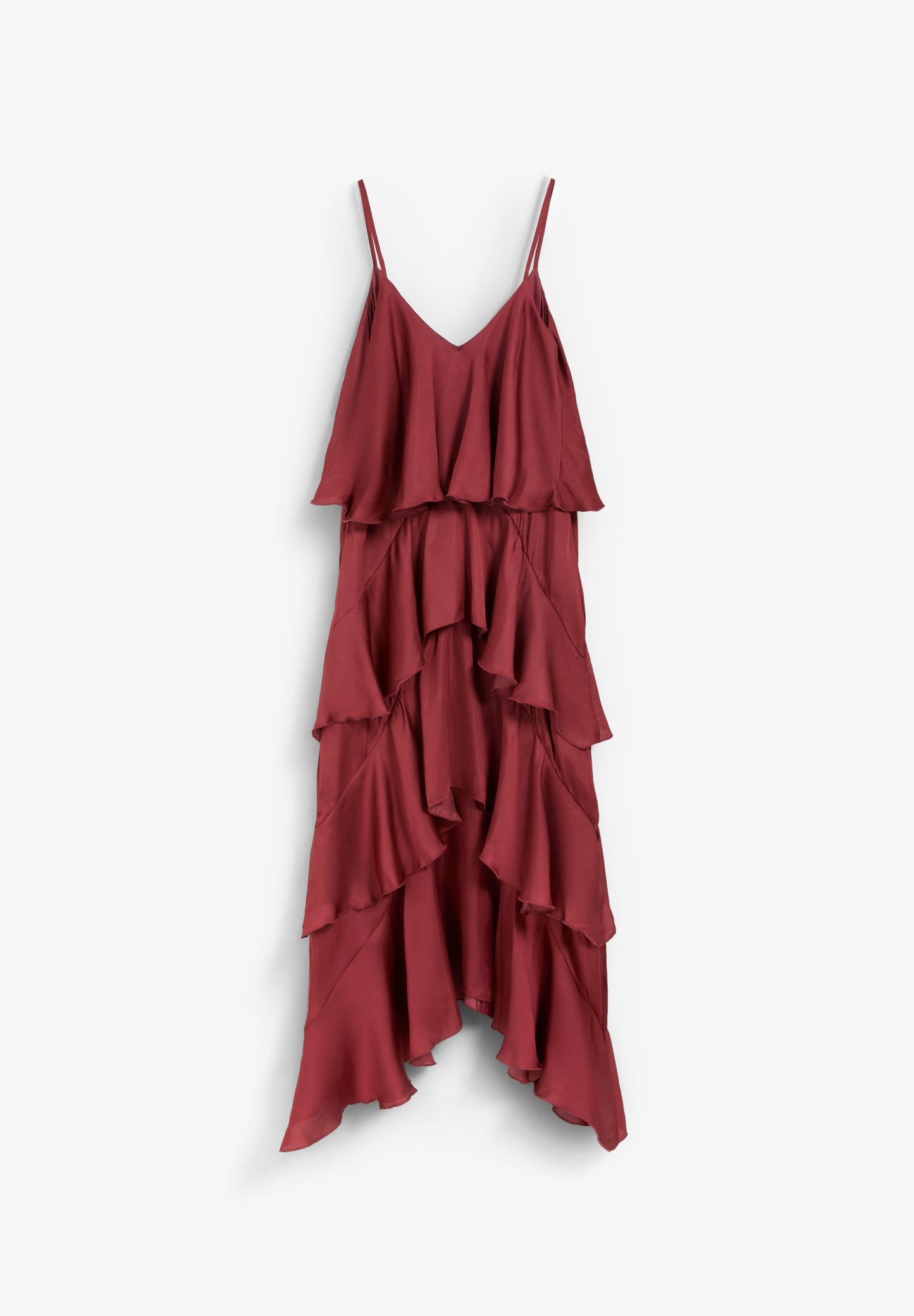 SCSLIP RUFFLE DRESS