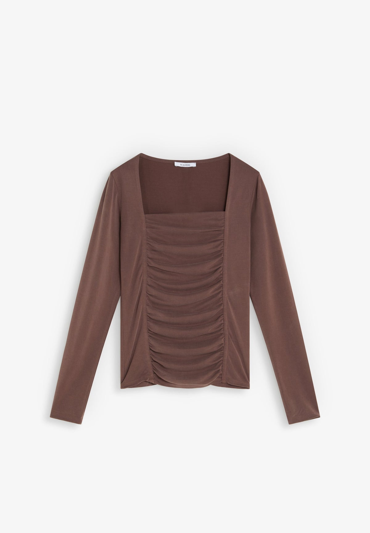 SCCUPRO DRAPPED LS TEE