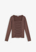 SCCUPRO DRAPPED LS TEE