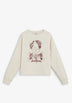 GLITTER SKULL SWEATSHIRT
