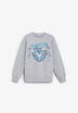 GLITTER PRINT SWEATSHIRT