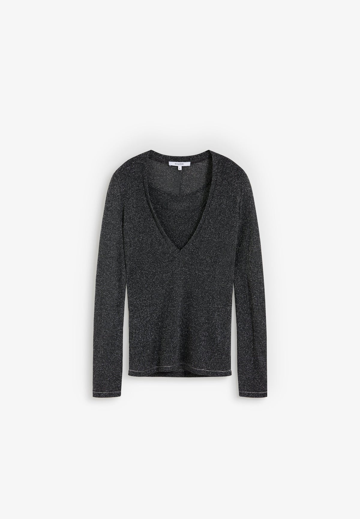 SCDOUBLE V LS TEE