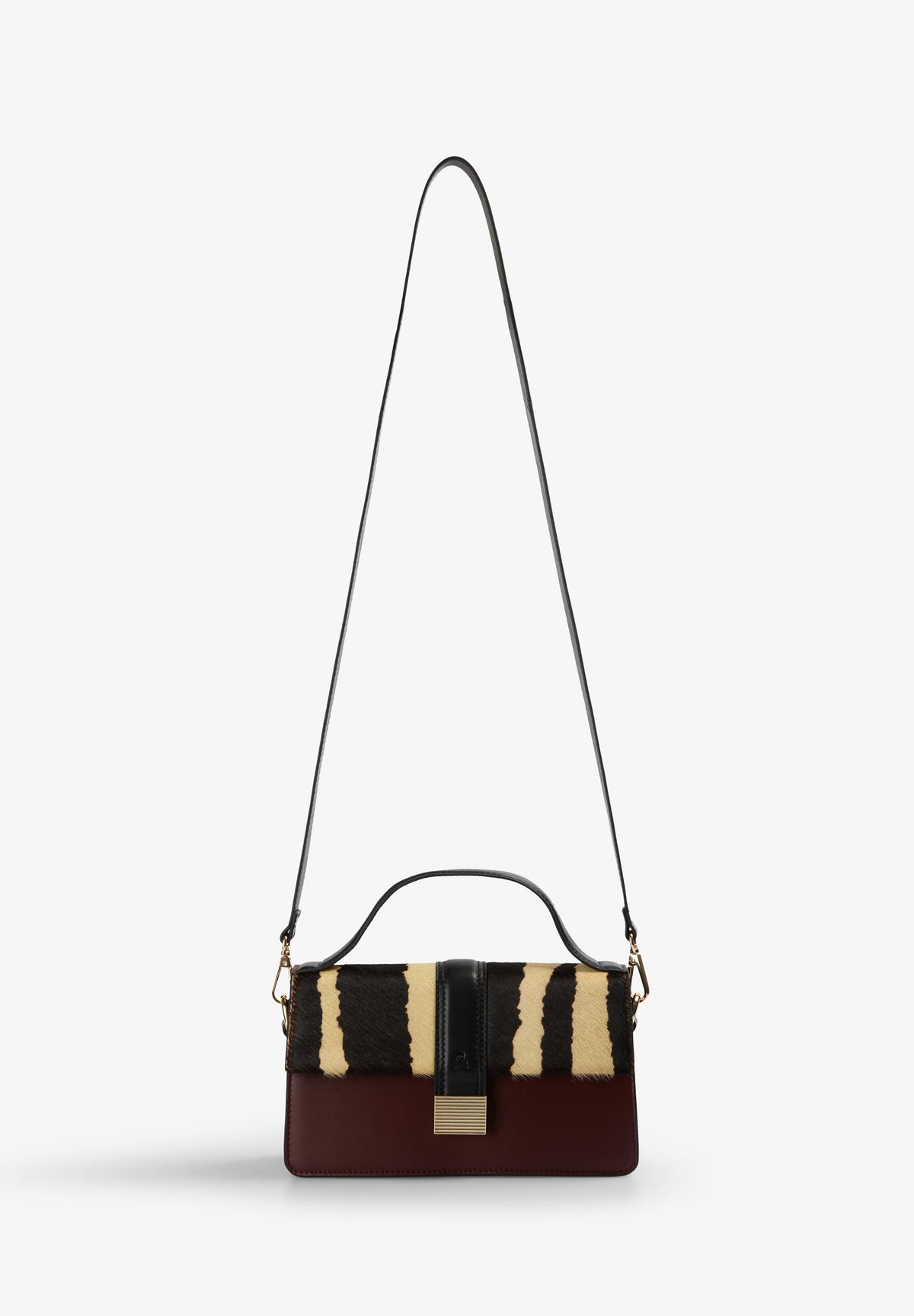 SCBIZEBRA LEATHER BAG