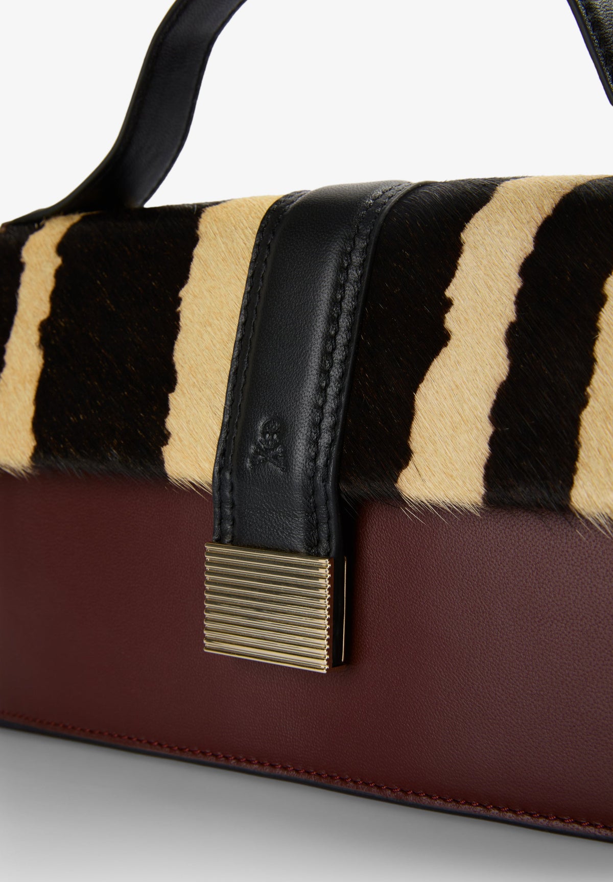 SCBIZEBRA LEATHER BAG