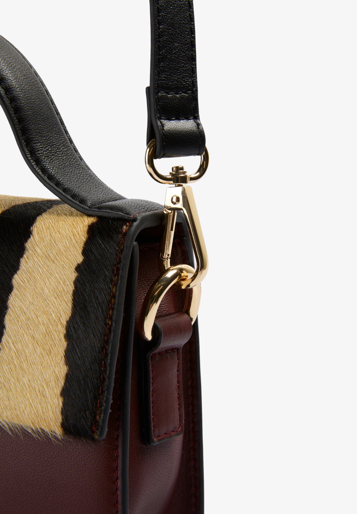 SCBIZEBRA LEATHER BAG