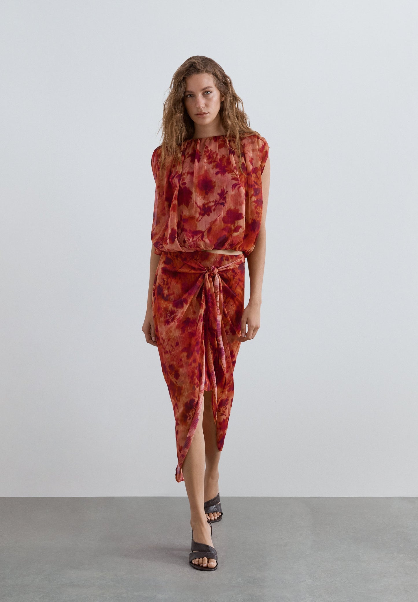 SCRF FLOWER SKIRT