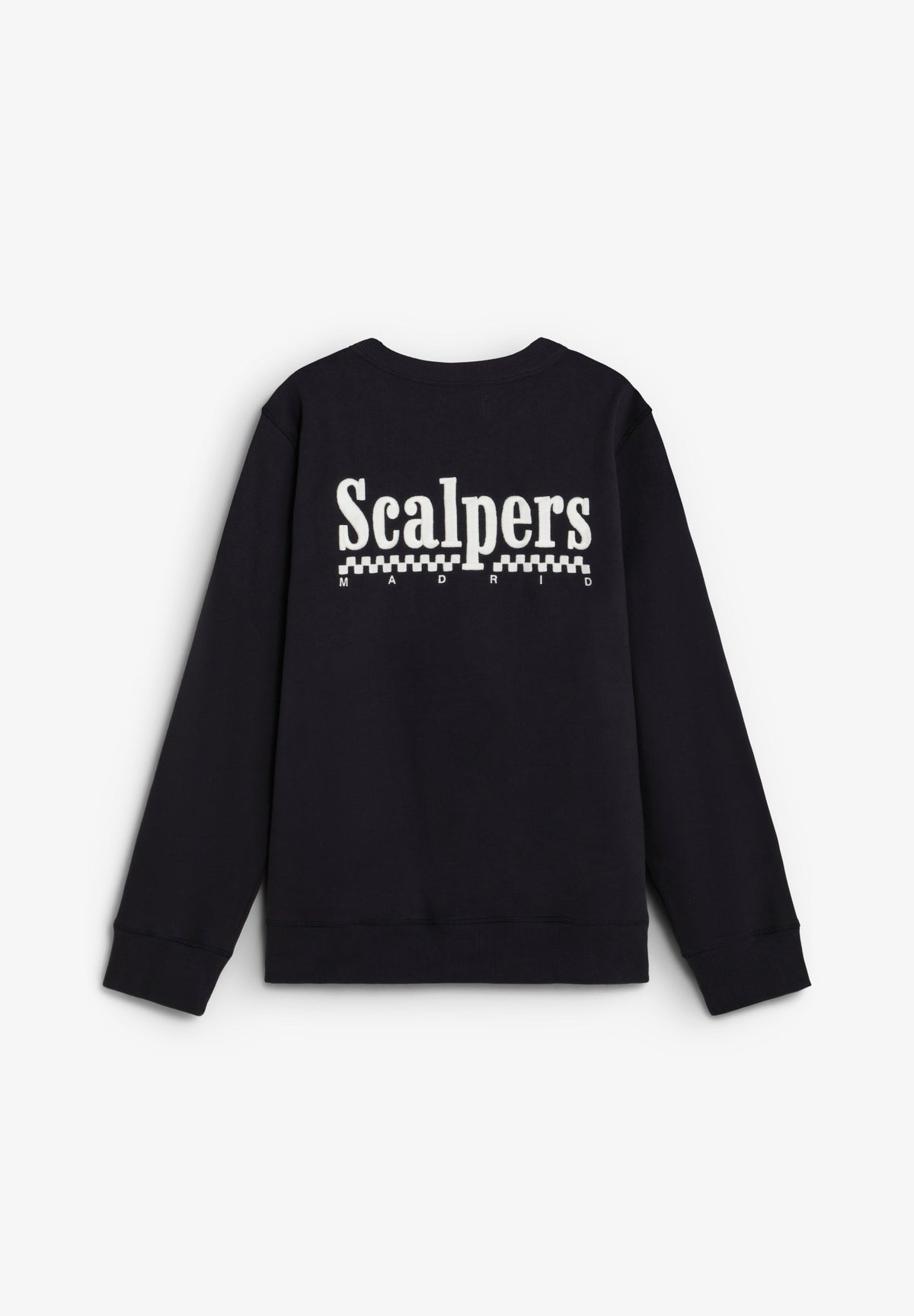 SWEATSHIRT WITH EMBROIDERED BACK LOGO