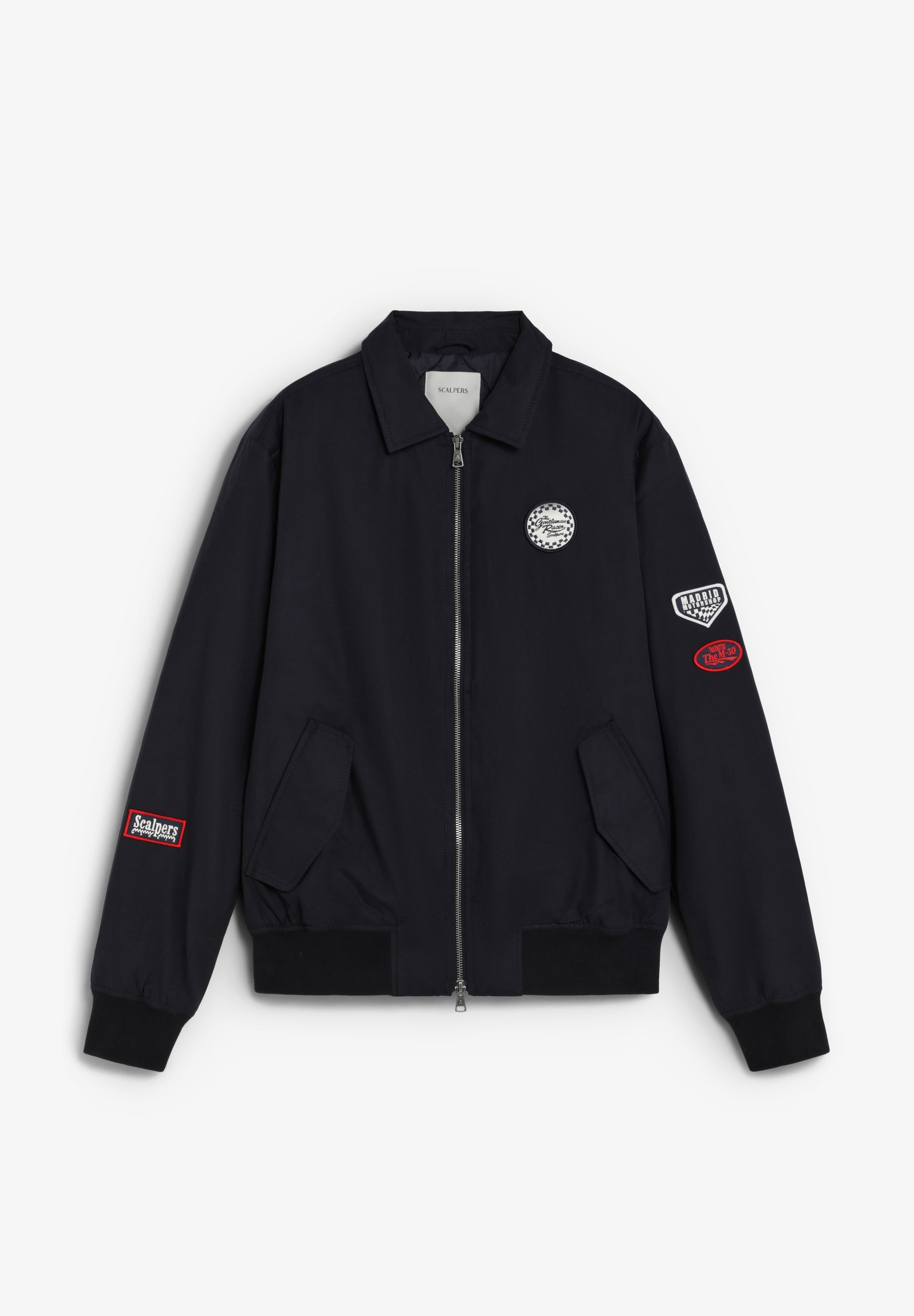 BOMBER JACKET WITH PATCHES