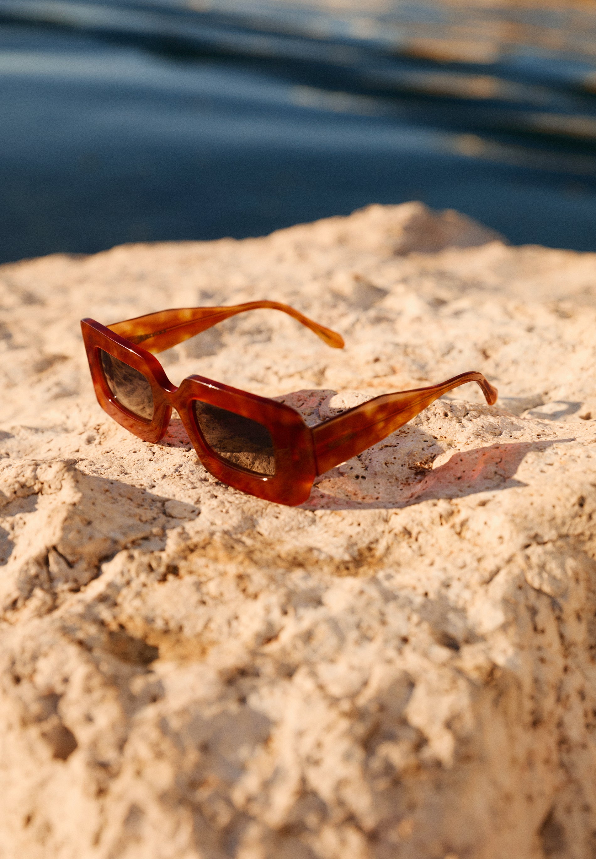 RECTANGULAR ACETATE SUNGLASSES