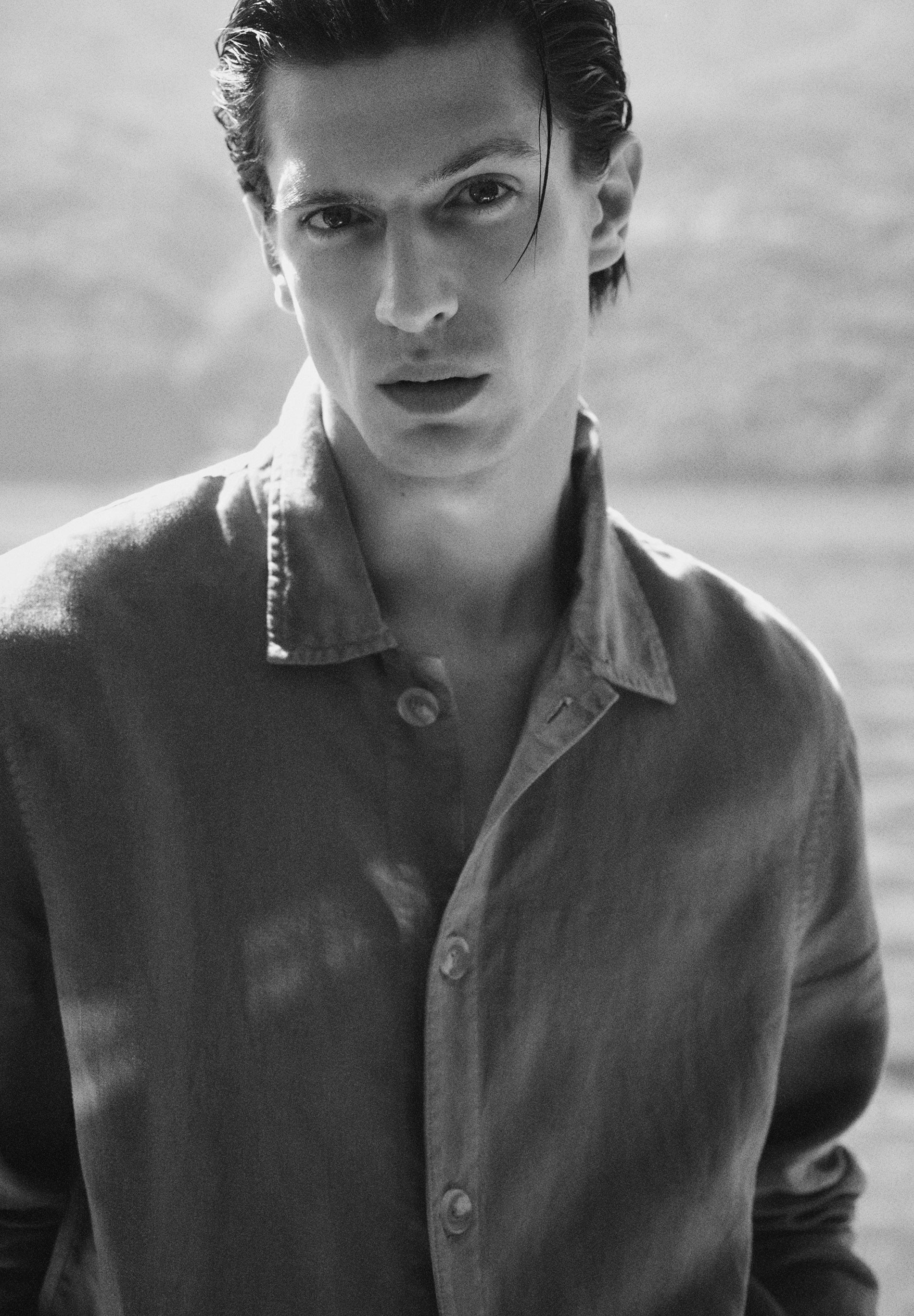 SCFERGUSON LINEN OVERSHIRT