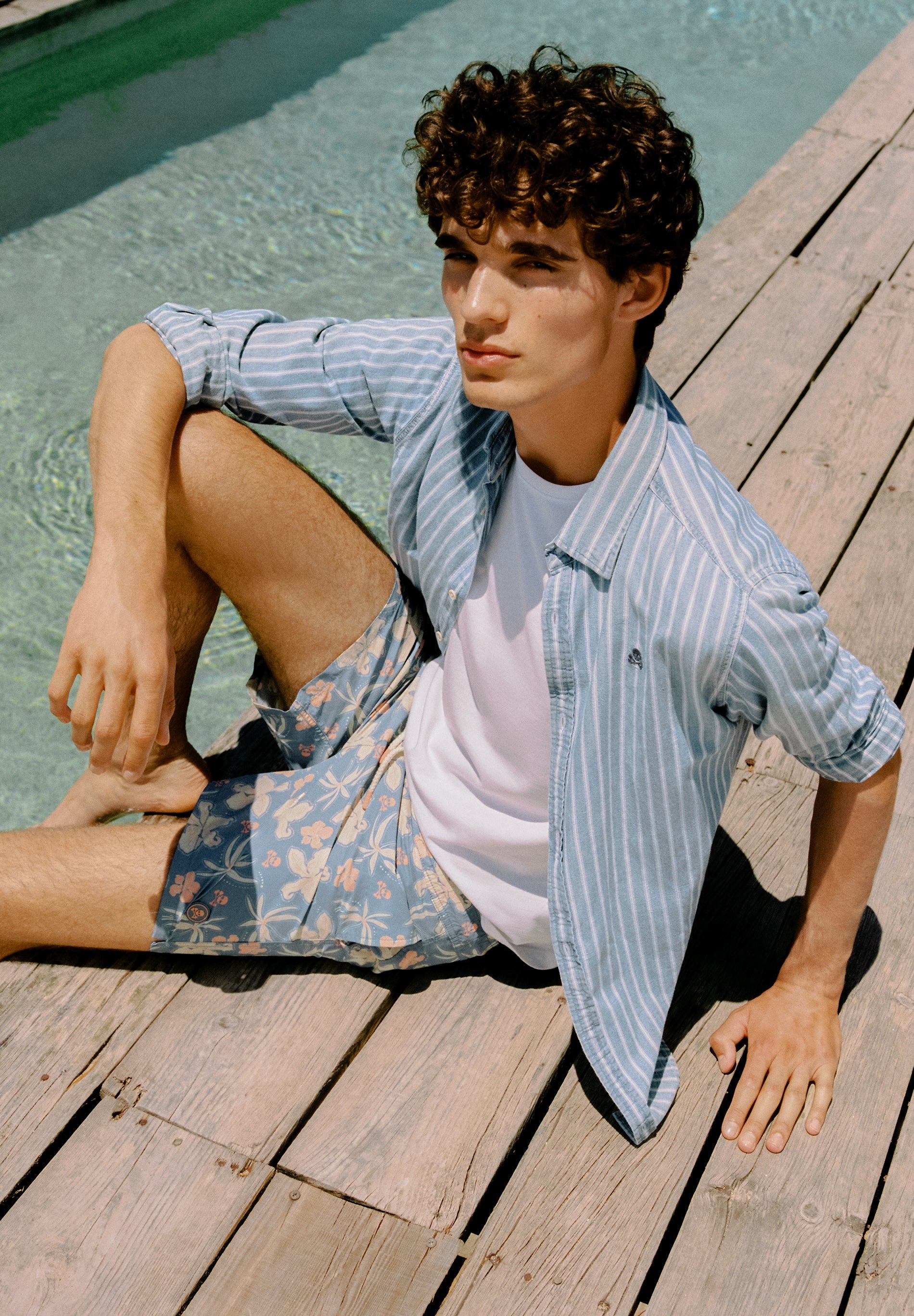 SCK DENIM STRIPES SHIRT KIDS