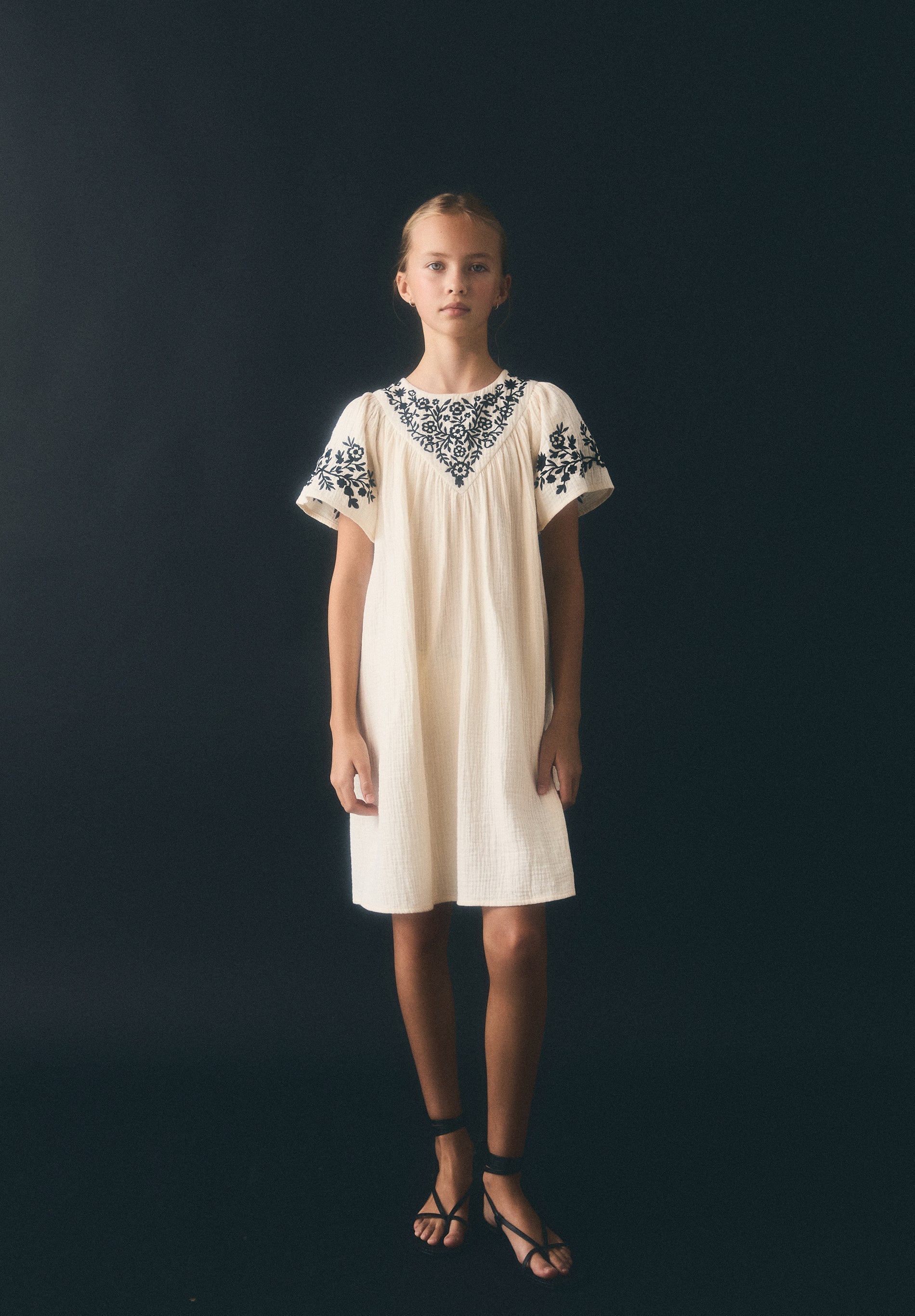 sachin and babi light blue dress Embroidered Skirt, Floral Motif