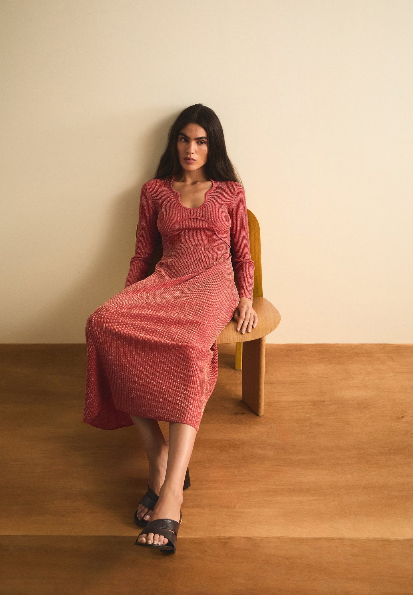 SCLUREX KNIT LS DRESS
