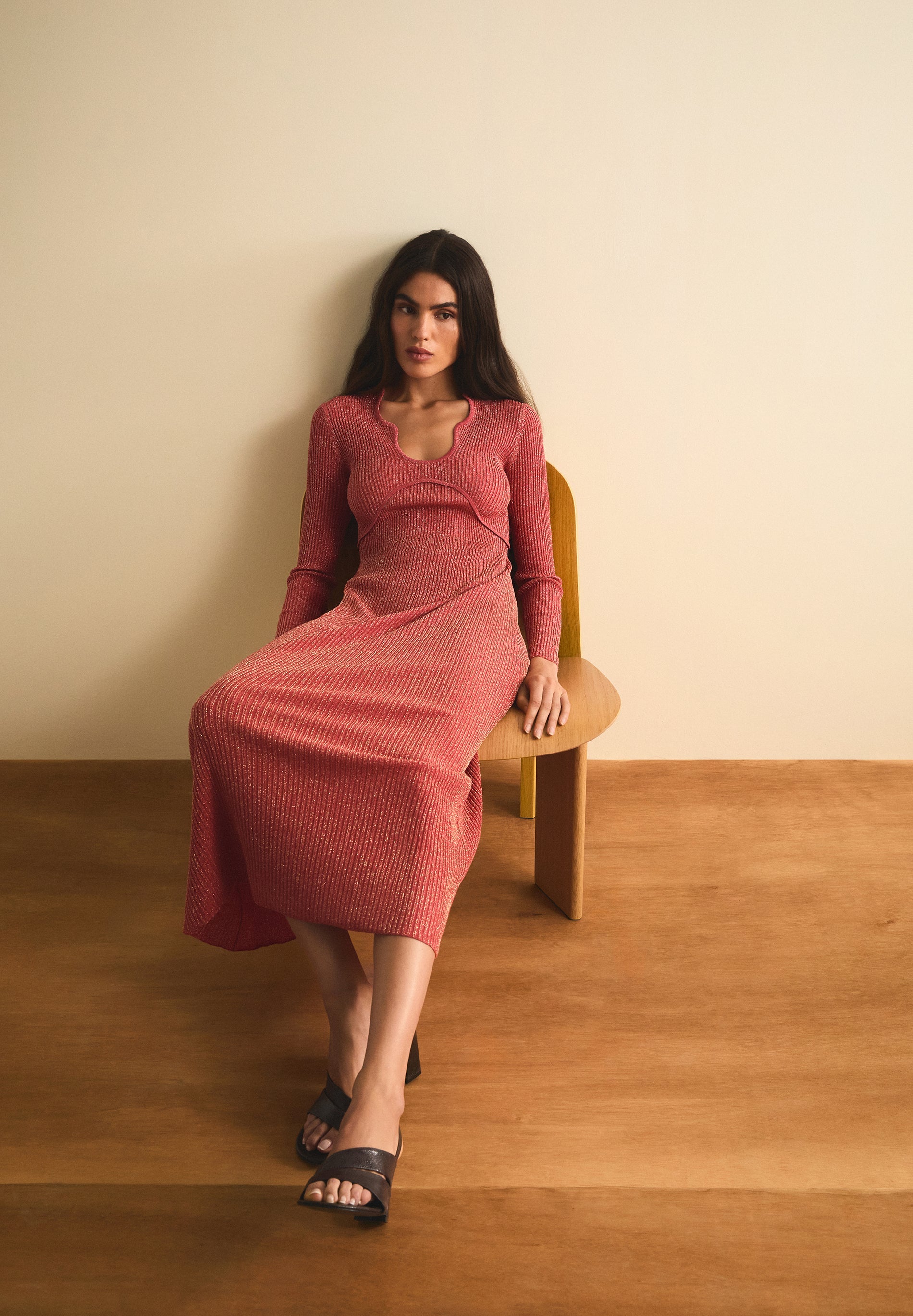 SCLUREX KNIT LS DRESS