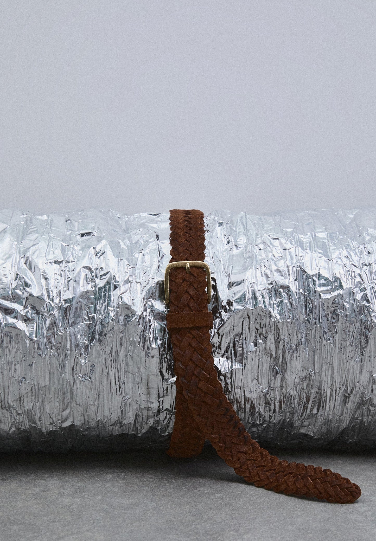 BRAIDED SUEDE BELT
