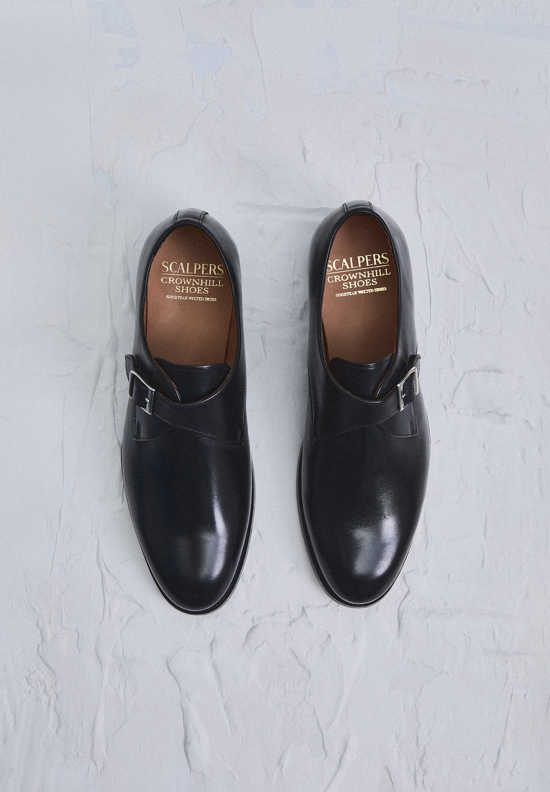LEATHER MONK SHOES