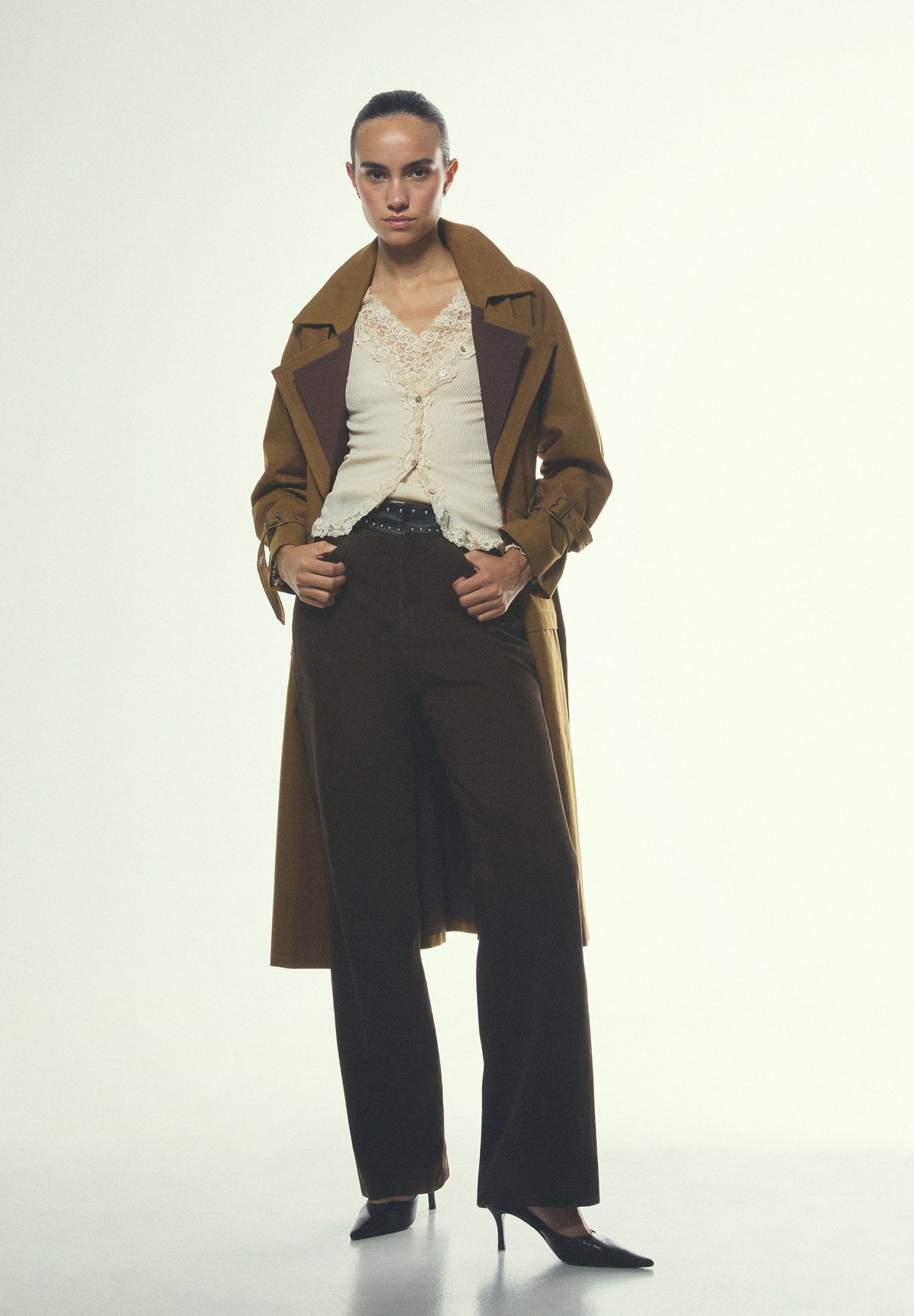 SCSTUDS DUO LEATHER S PANT
