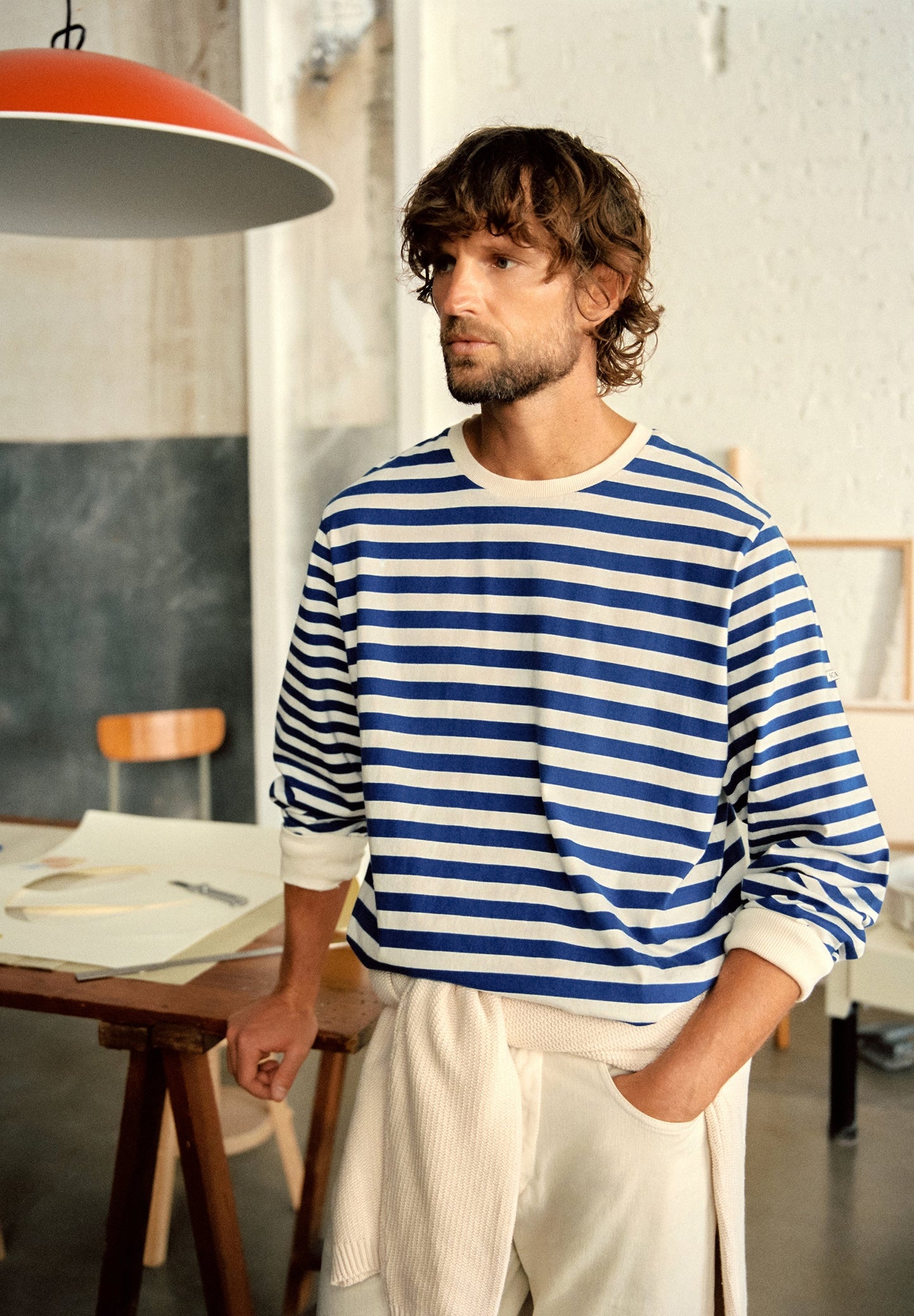 SCMIXEDSTRIPED LS TEE