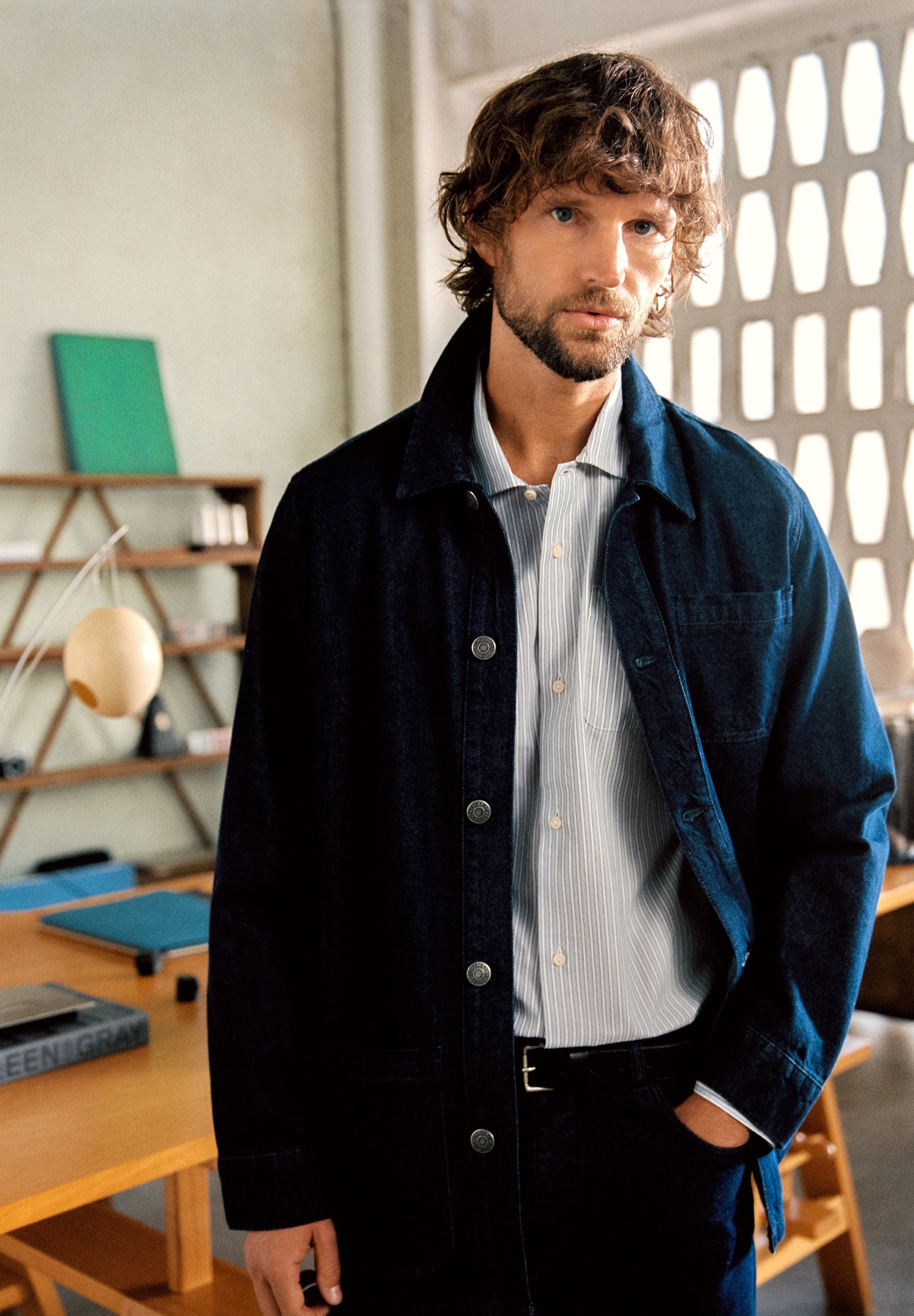 FADED DENIM JACKET