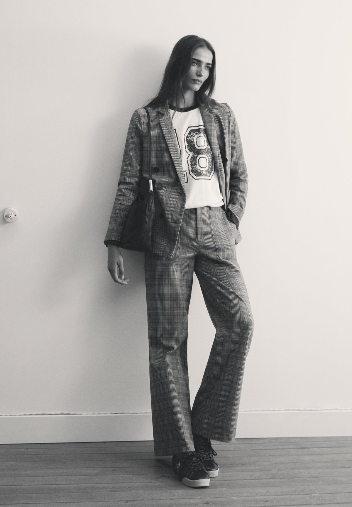 SCKNITTY CHECK BLAZER
