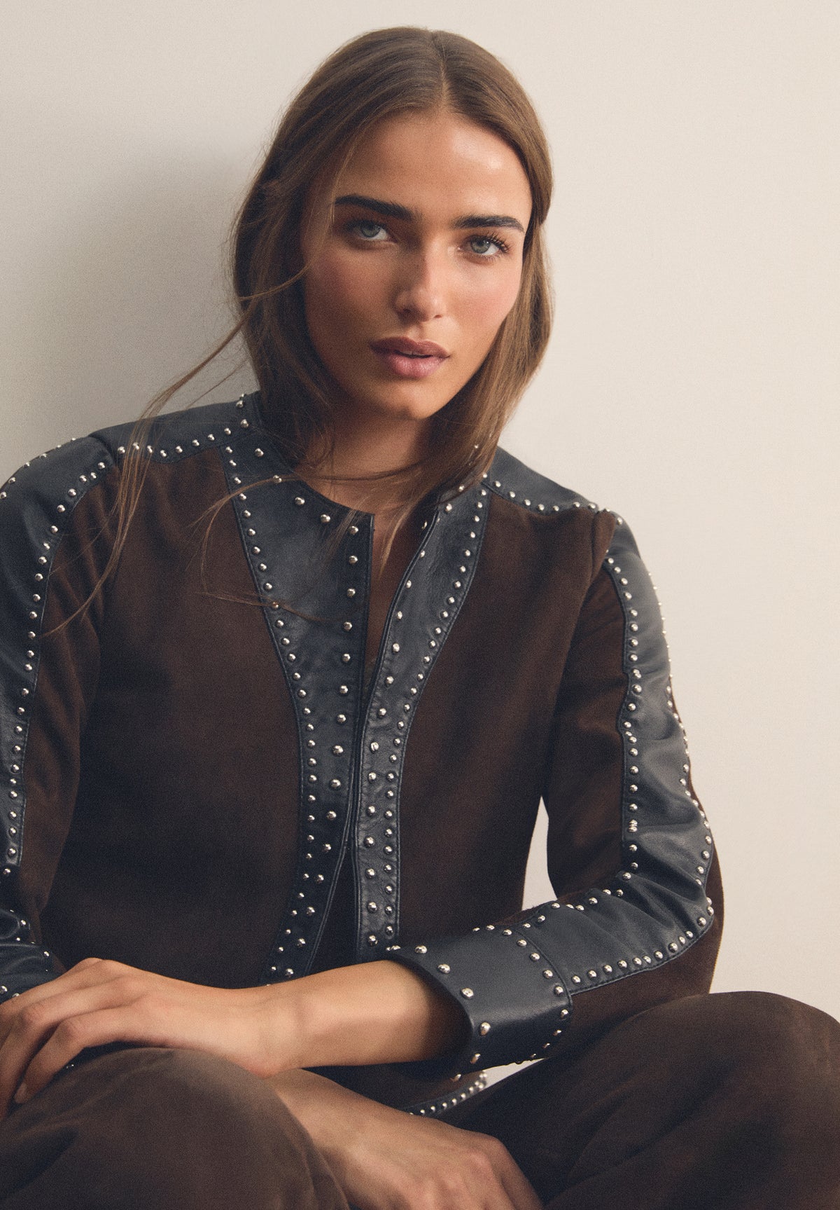 SCSTUDS DUO LEATHER S JACKET