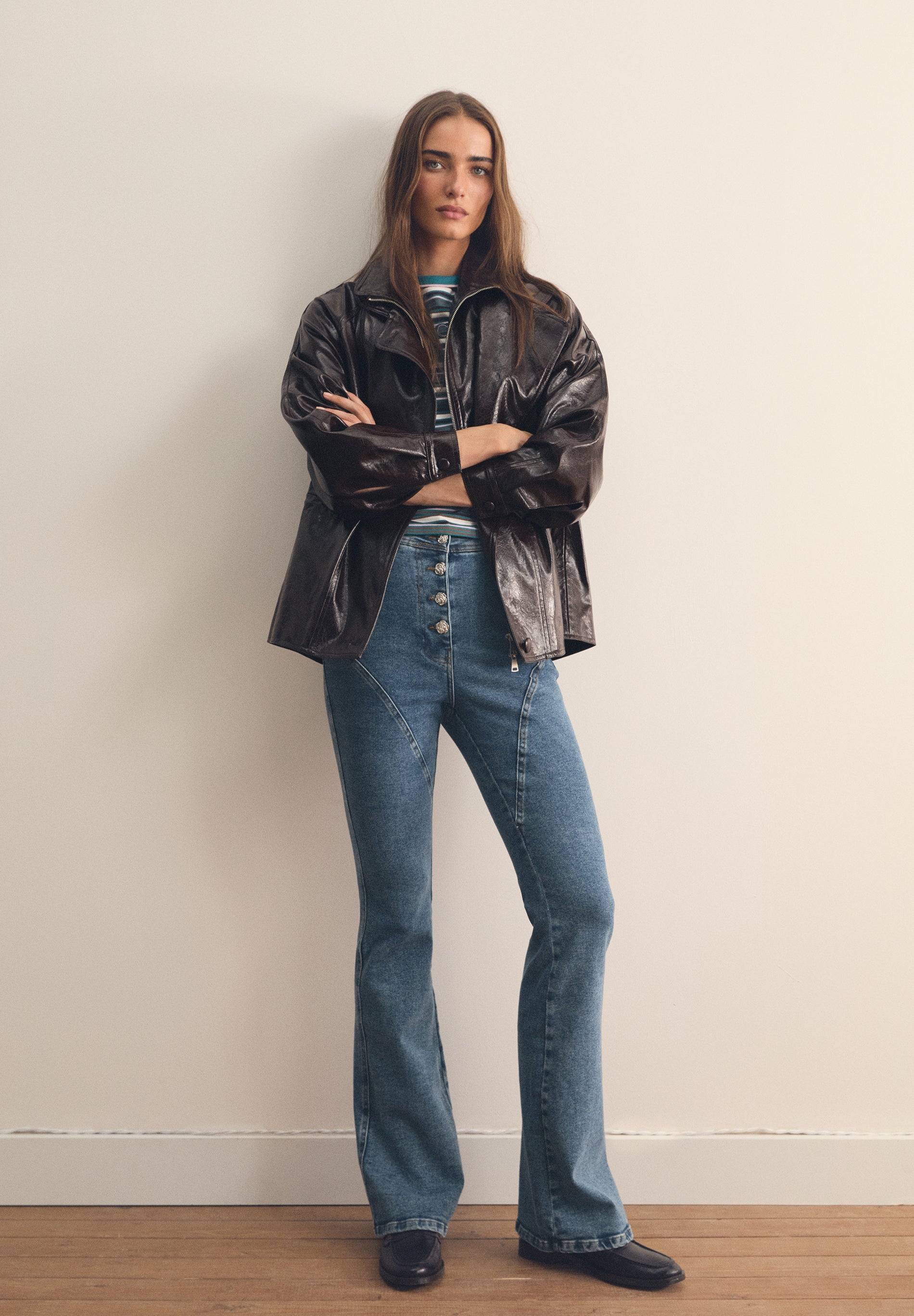 SCCANDY BELT DENIM PANT