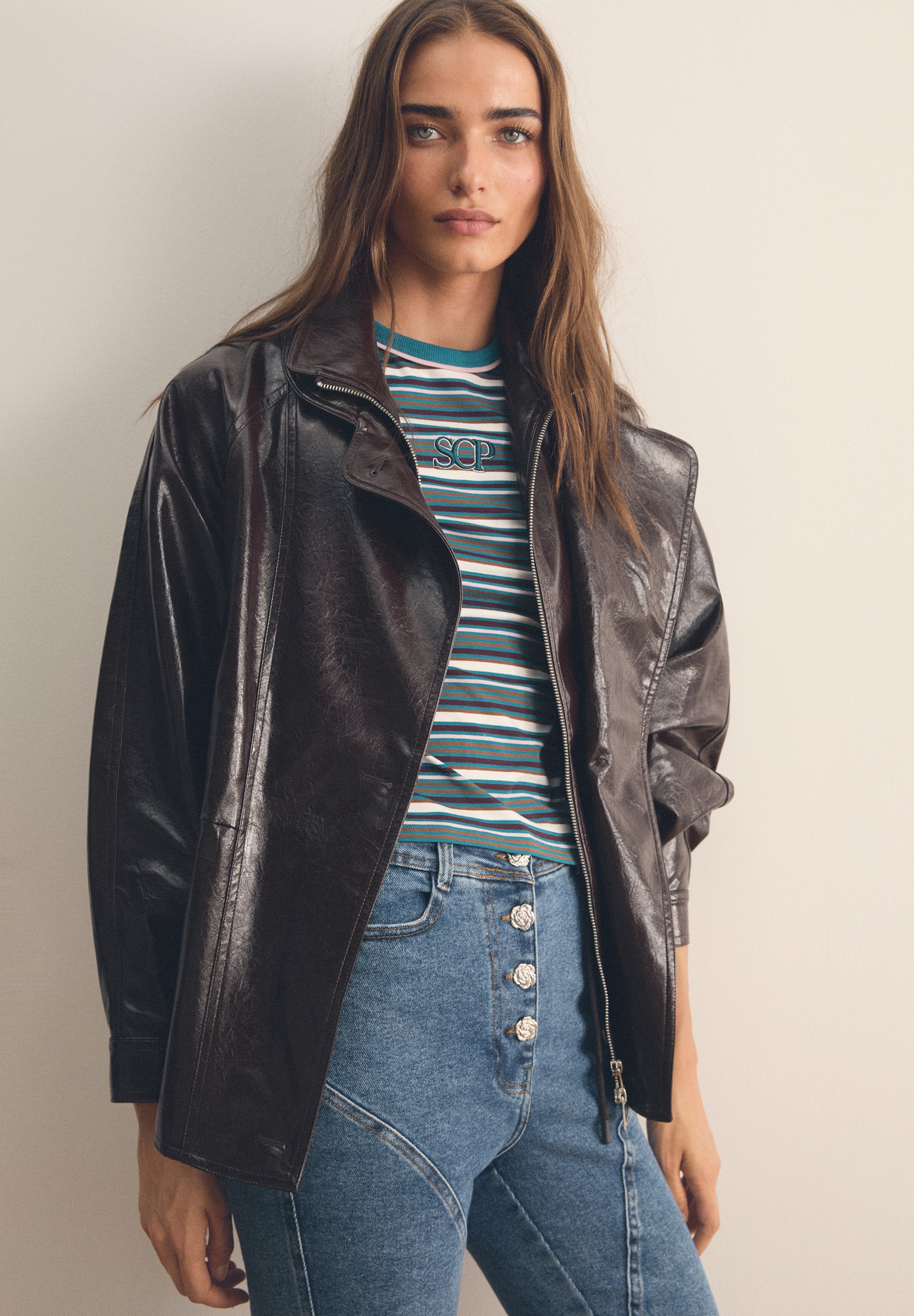 SCCANDY BELT DENIM PANT