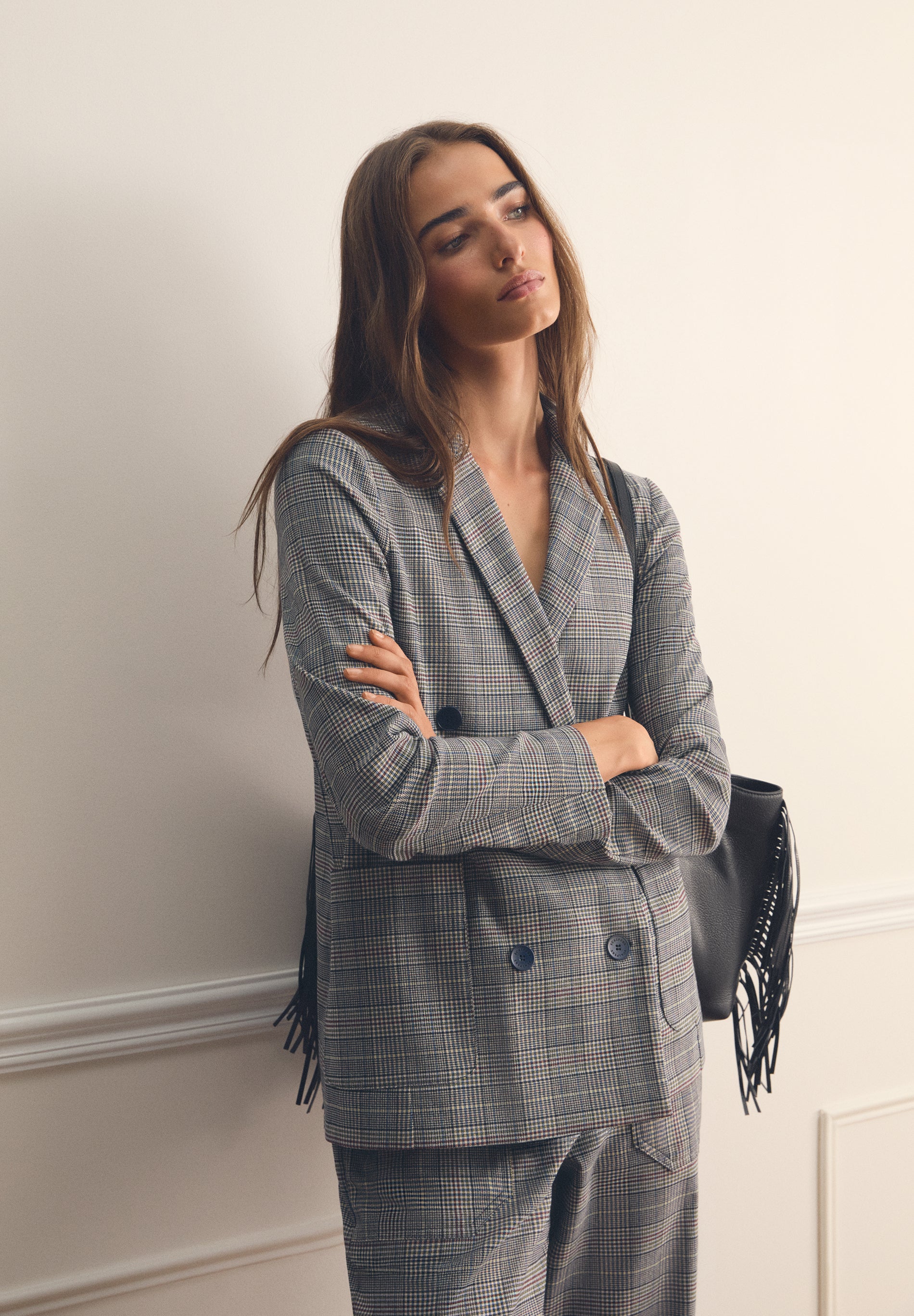 SCKNITTY CHECK BLAZER
