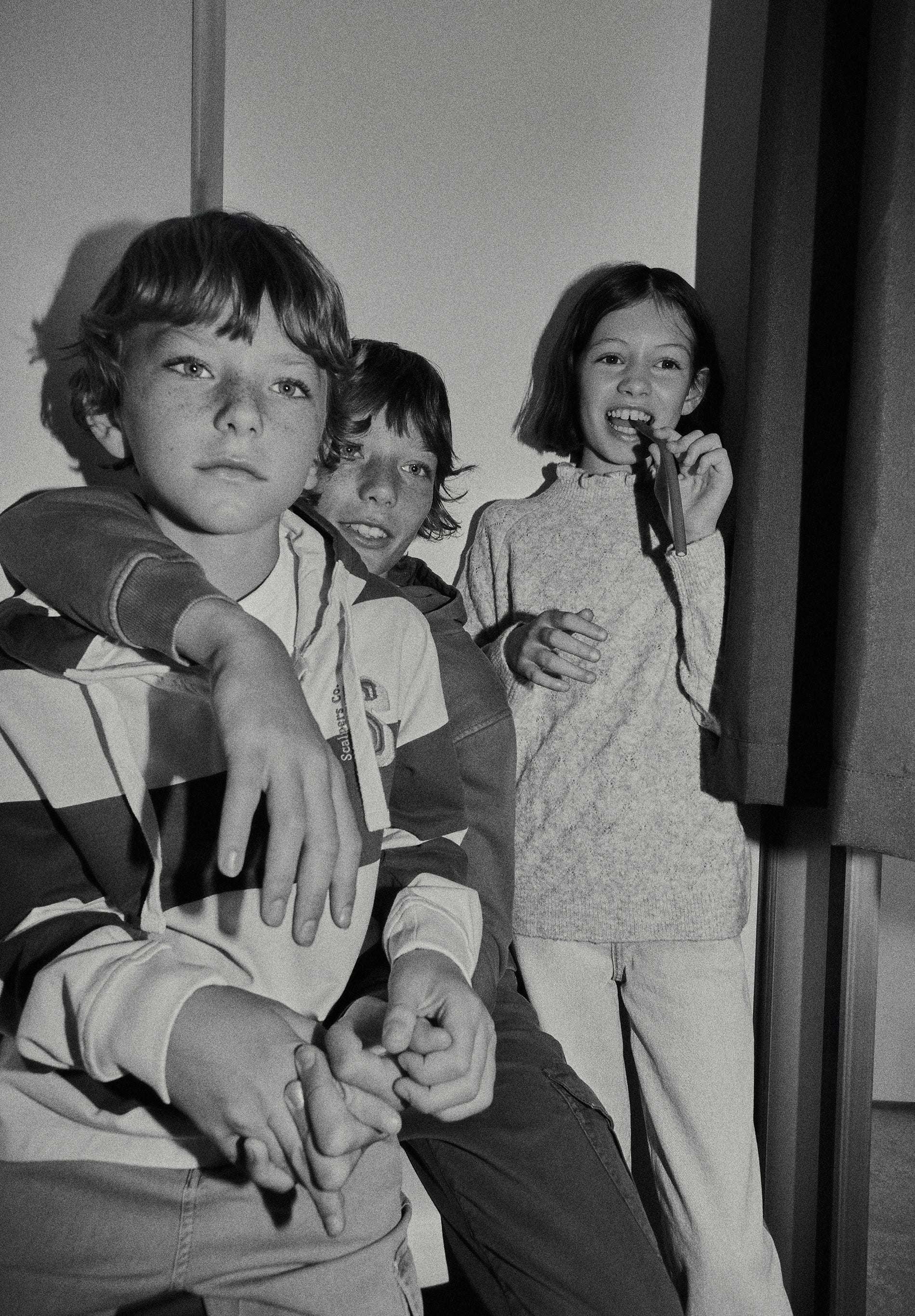 SCSTRIPESSKULLHOODIE KIDS