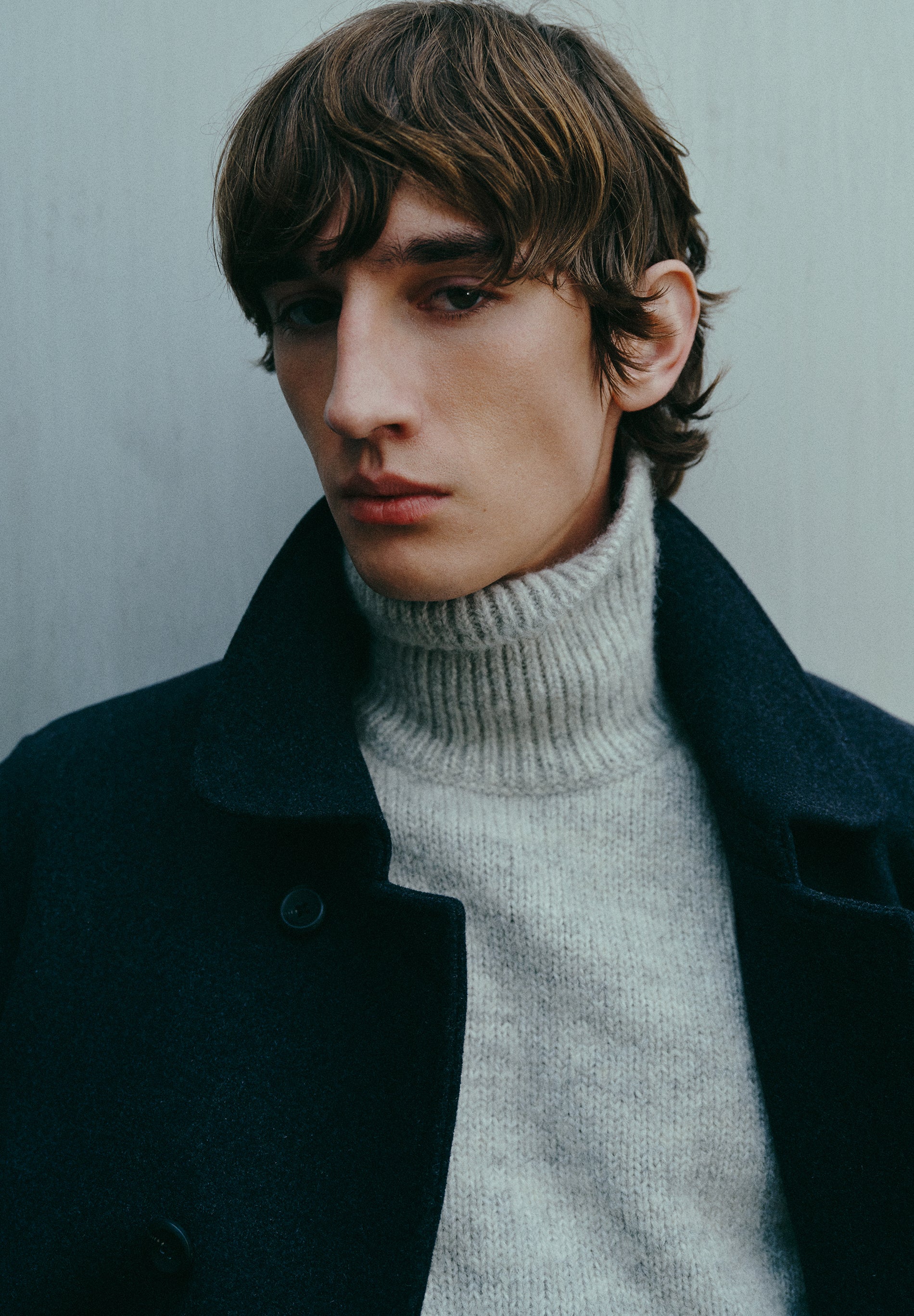 SCSMITH ROLL NECK TRICOT