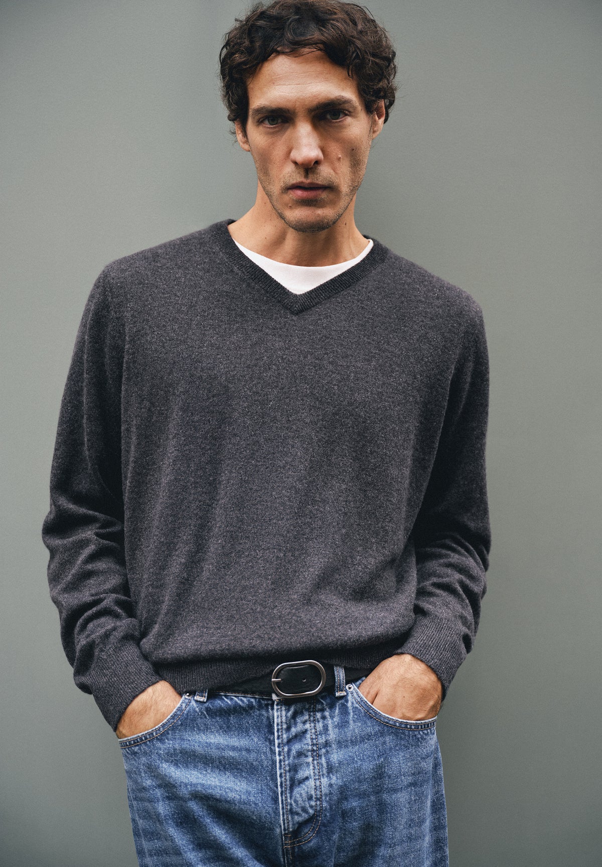 SCCLASSIC V NECK TRICOT