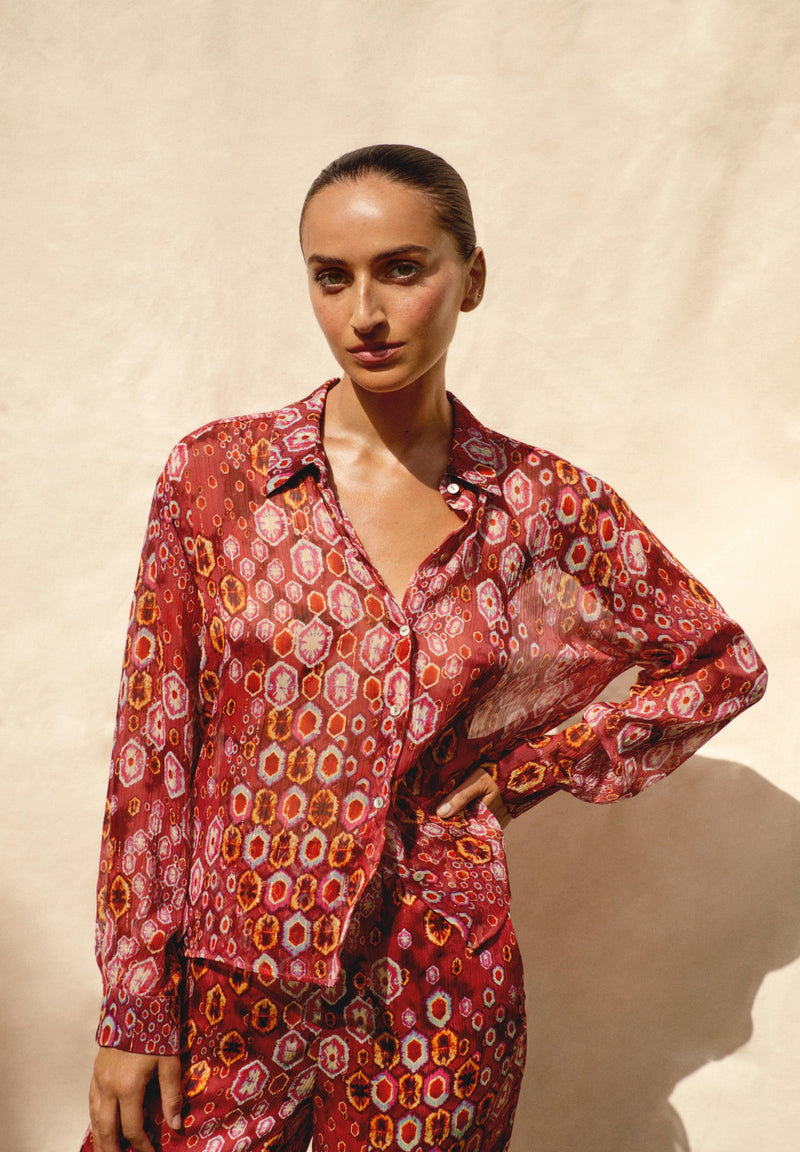 FLOWING ETHNIC SHIRT