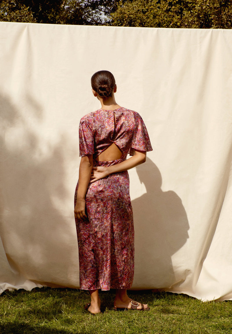 DRESS WITH BACK SLIT
