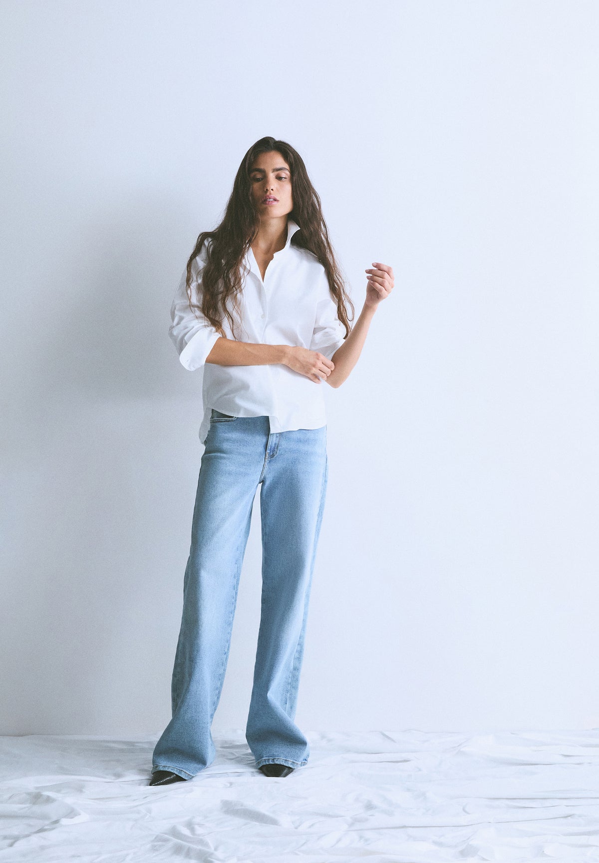 CLASSIC SHIRT WITH EMBROIDERED CHEST