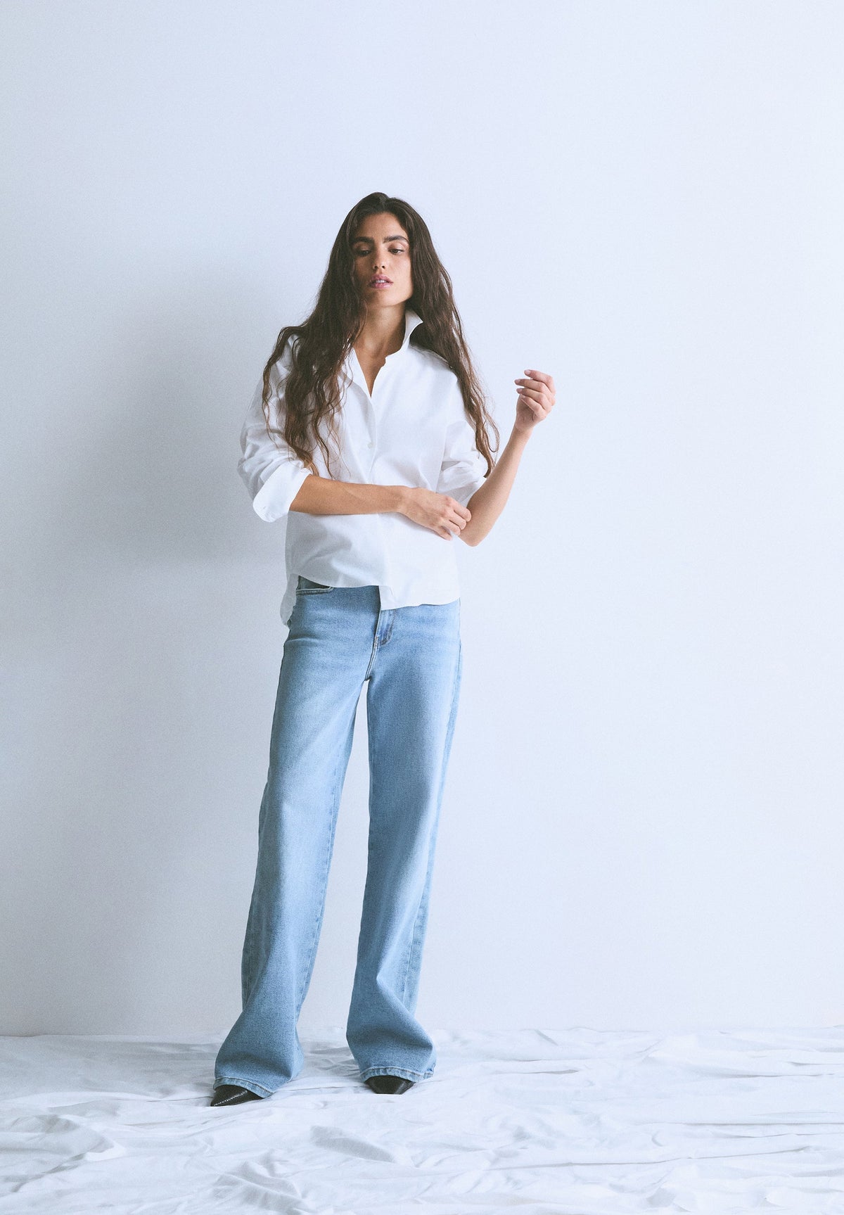 CLASSIC SHIRT WITH EMBROIDERED CHEST