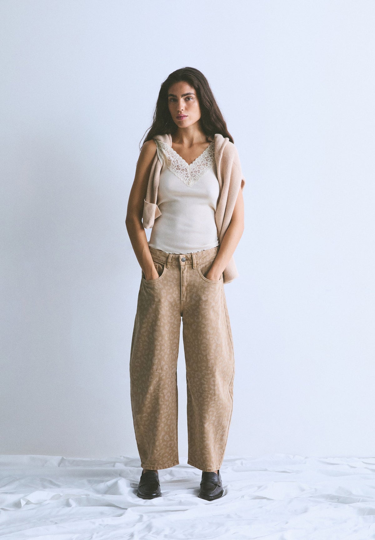 SCLEO BALLOON DENIM PANT
