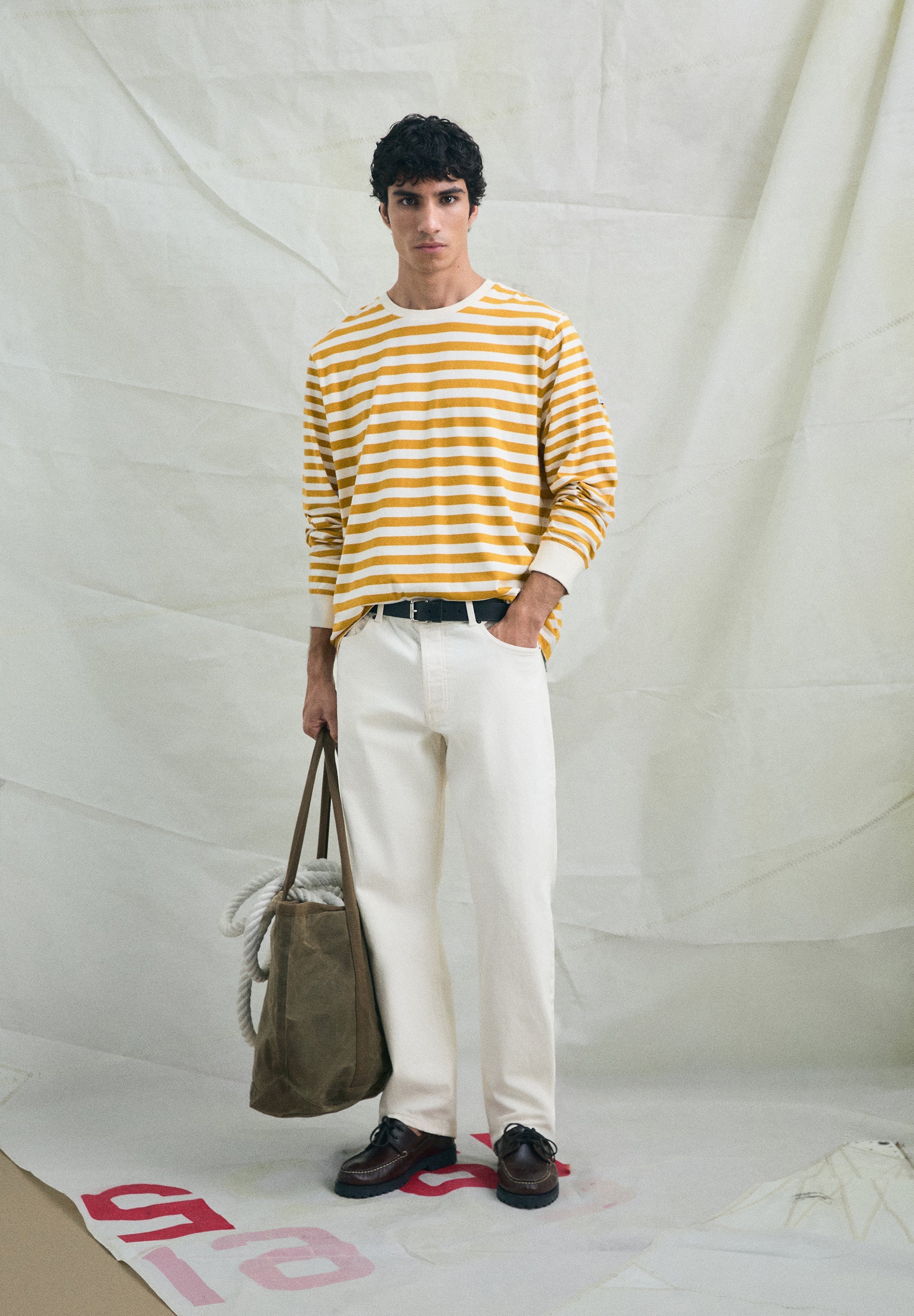 SCMIXEDSTRIPED LS TEE