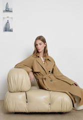 TRENCH COAT WITH SIDE SLIT DETAIL