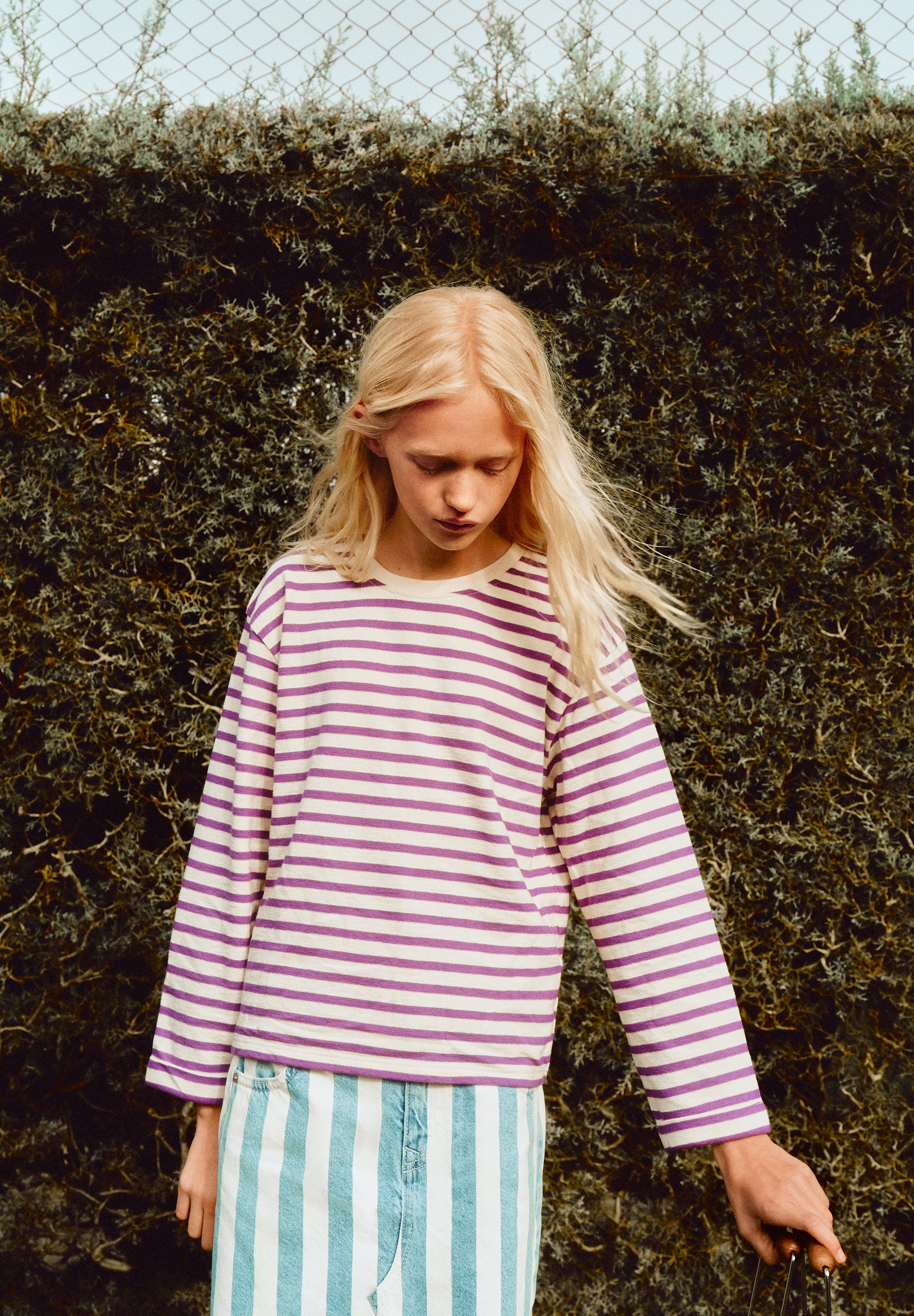 SCSTRIPES DENIM SKIRT GIRLS