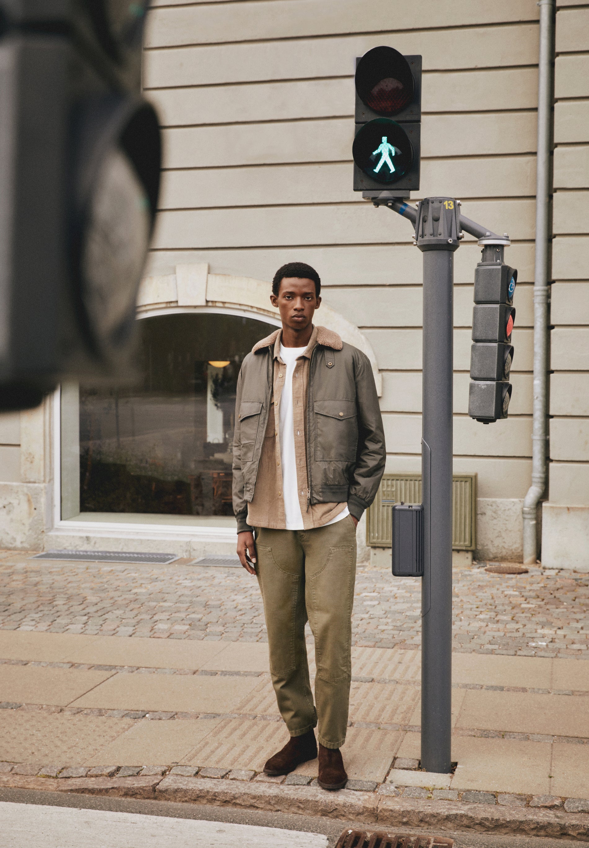 TWILL PATCH TROUSERS