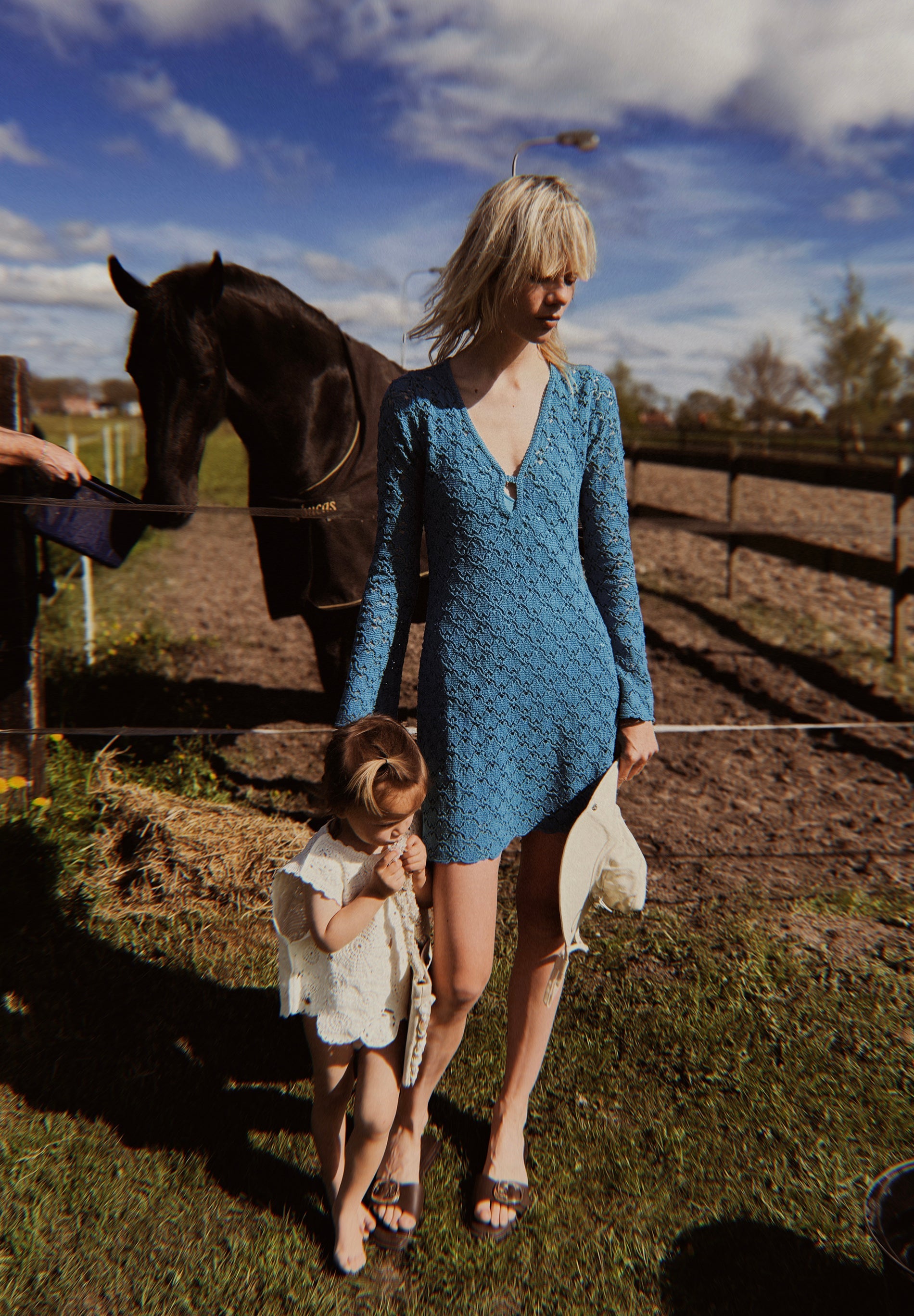 MINI CROCHET DRESS