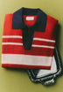 STRIPED WOOL POLO SHIRT SWEATER