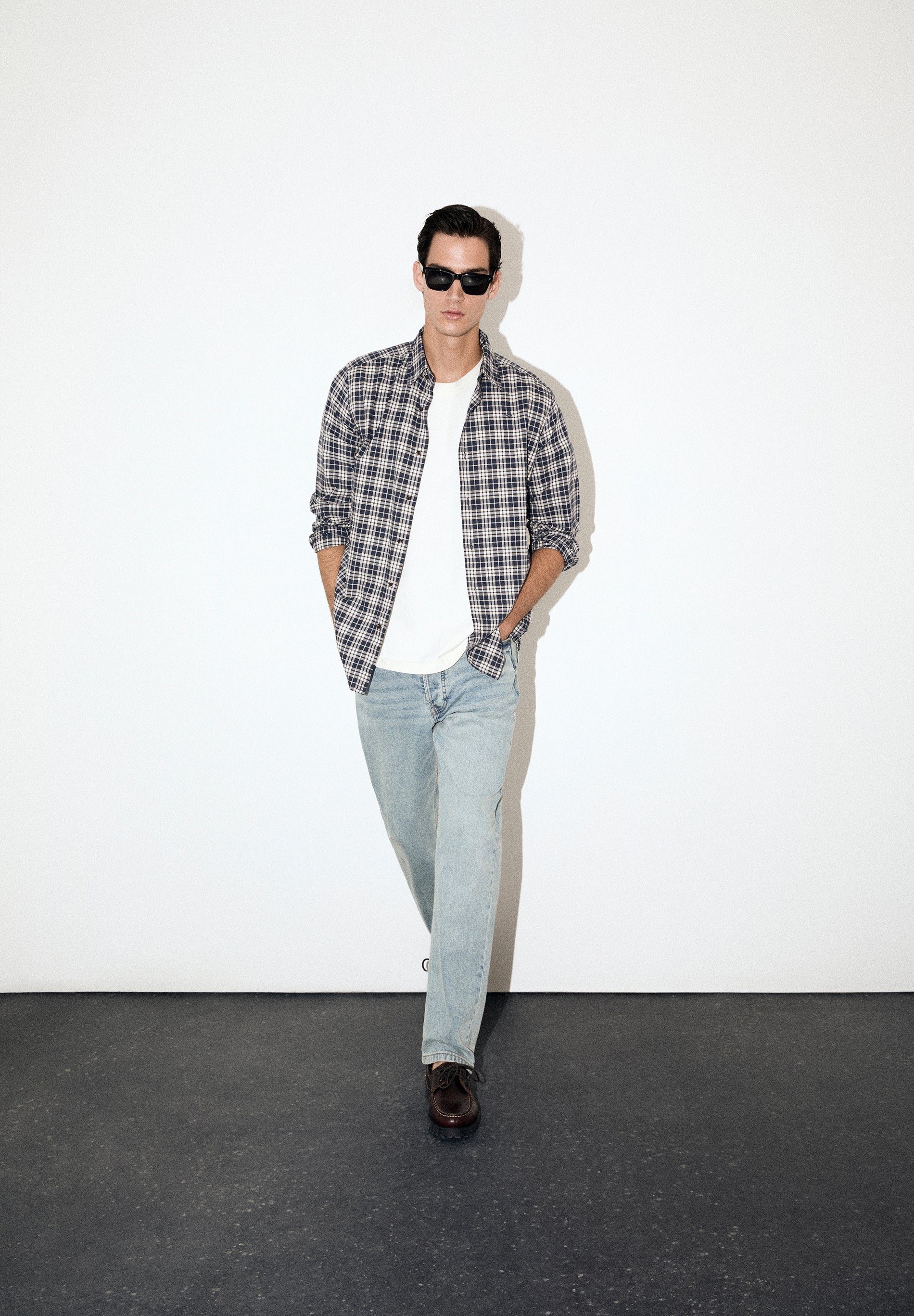 TARTAN PRINT SHIRT