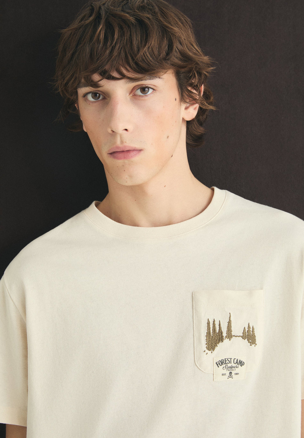 CAMISETA ESTAMPADA EFECTO LAVADO - Scalpers