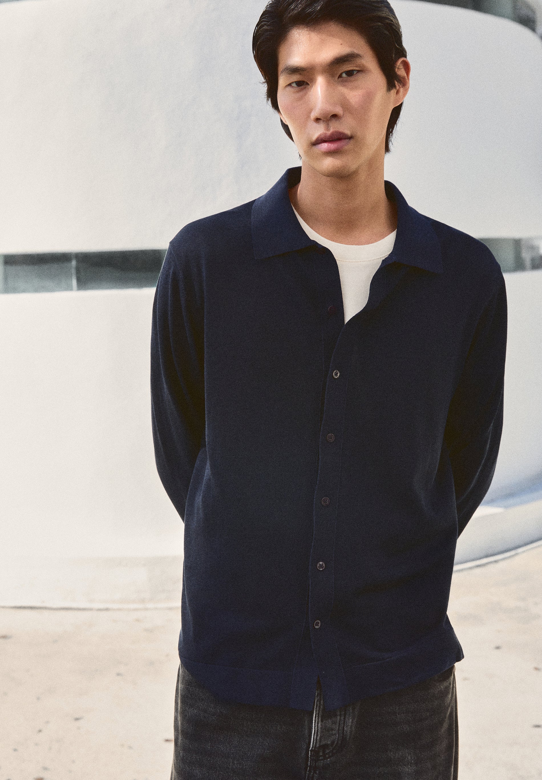 FINE KNIT CARDIGAN