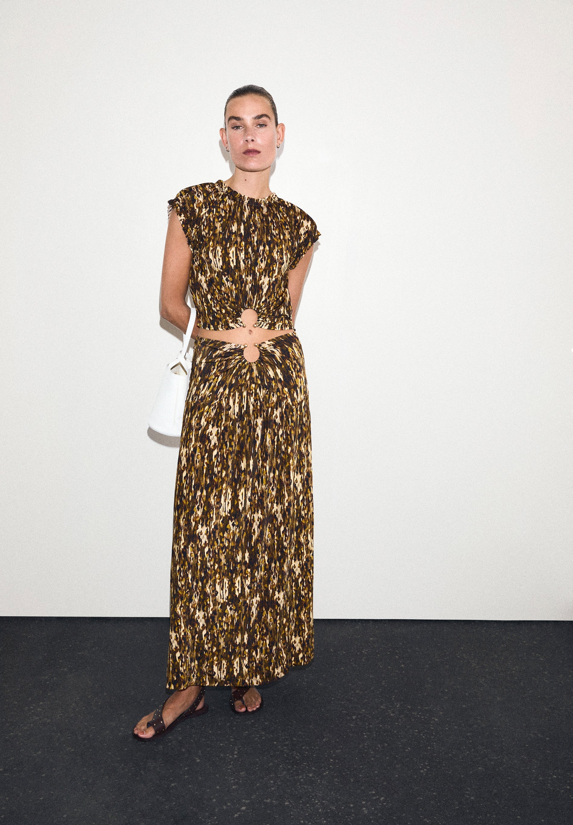 TOP HEBILLA ESTAMPADO