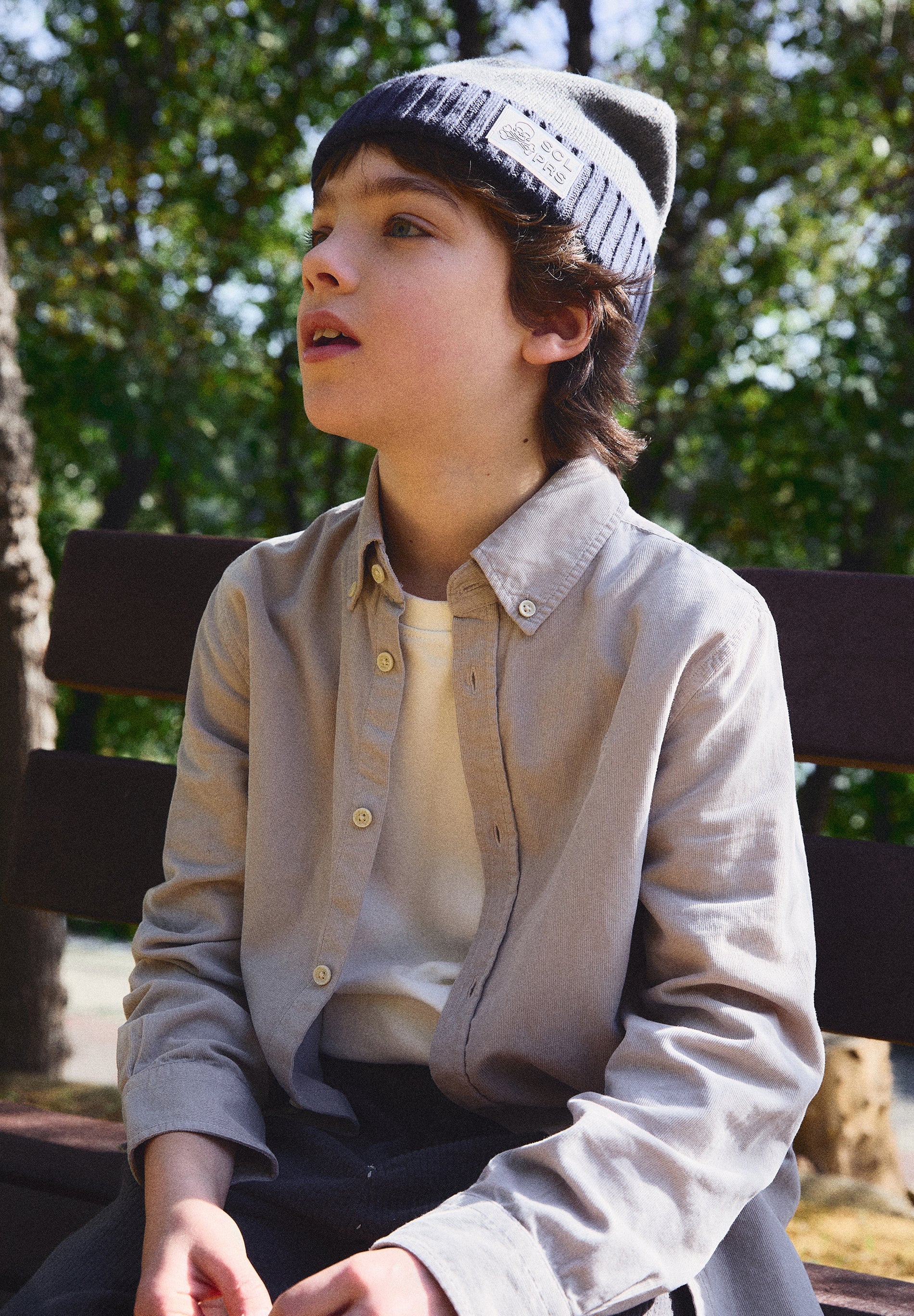 SHIRT WITH EMBROIDERED SKULL